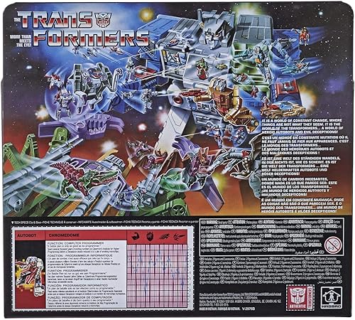 Miniatura 4 de Transformers Figura moderna 2021 en embalaje retro Autobot Headmaster Chromedome con Stylor