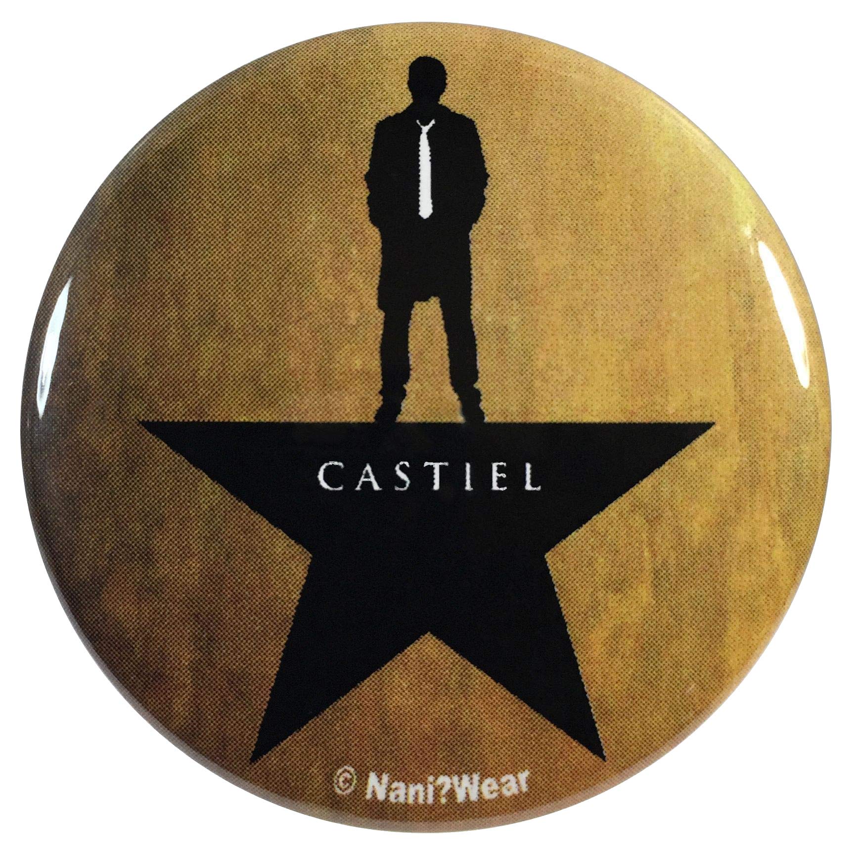 Nani?Wear Castiel Hamilton Mashup 2.25 Inch Geek Button