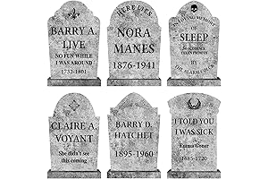 Spooky Graveyard Ambiance with Realistic Halloween Tombstones