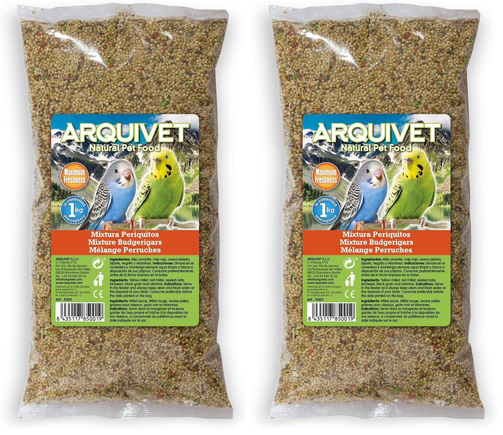 Arquivet Miixtura Periquito - 1 kg - 4