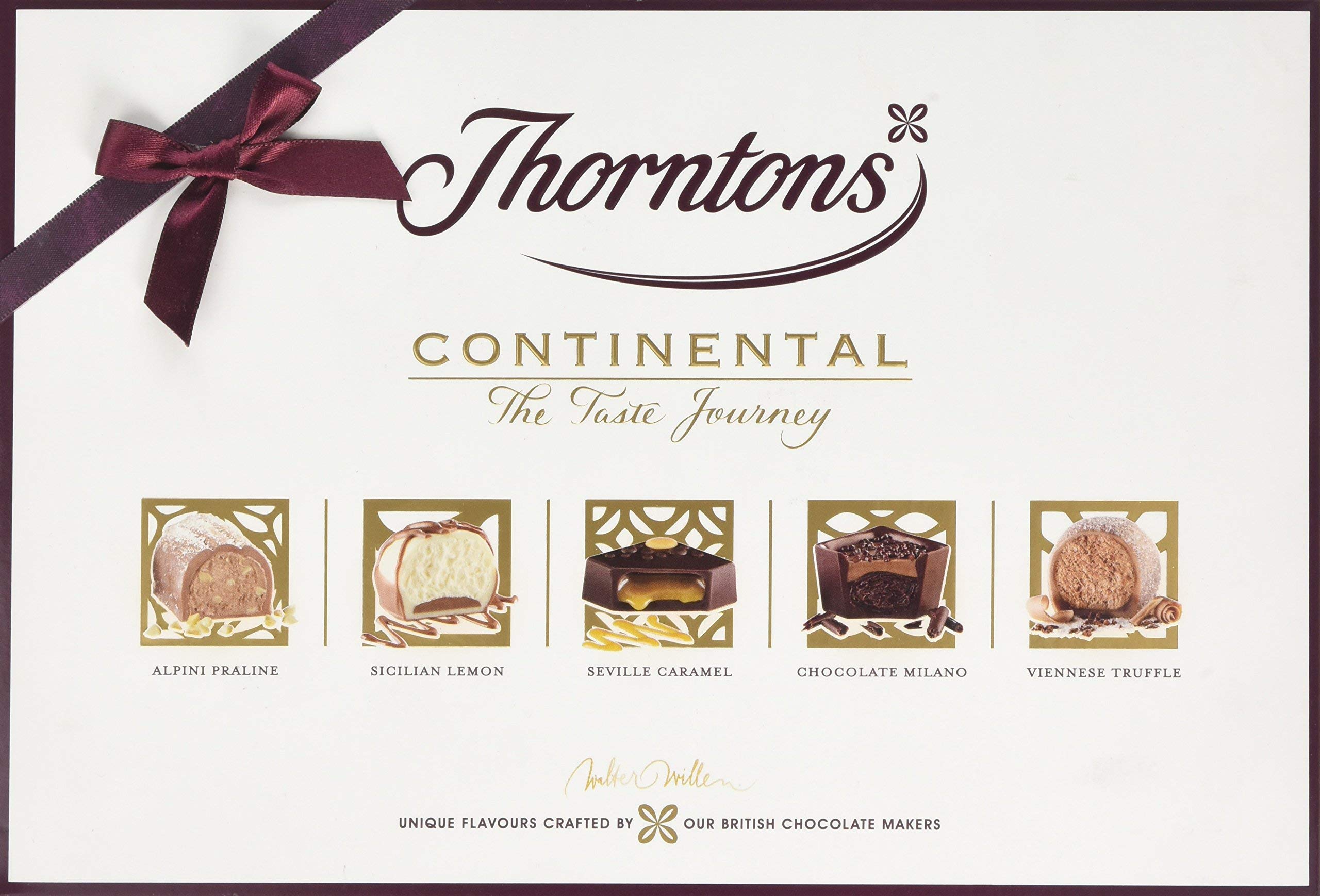 Thorntons Continental Chocolate Collection (142g) (Pack of 6)