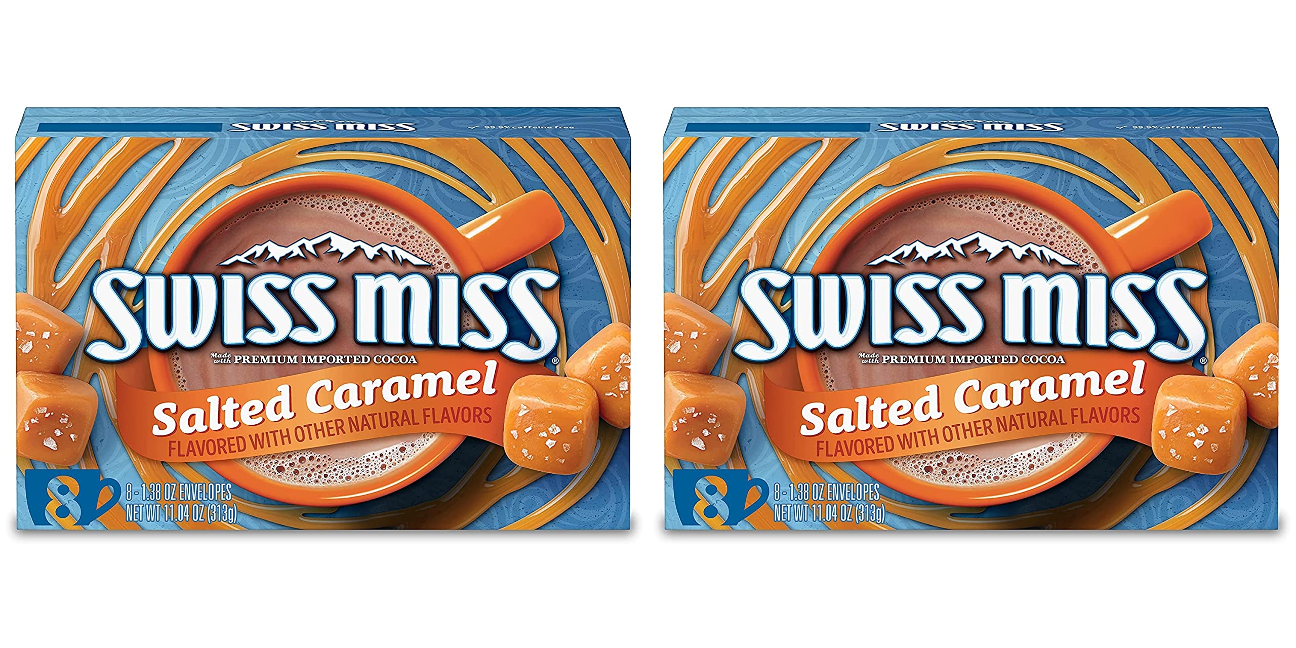 Swiss MissSalted Caramel Flavored Hot Cocoa Mix, 1.38 oz. 8 Count (Pack of 2)