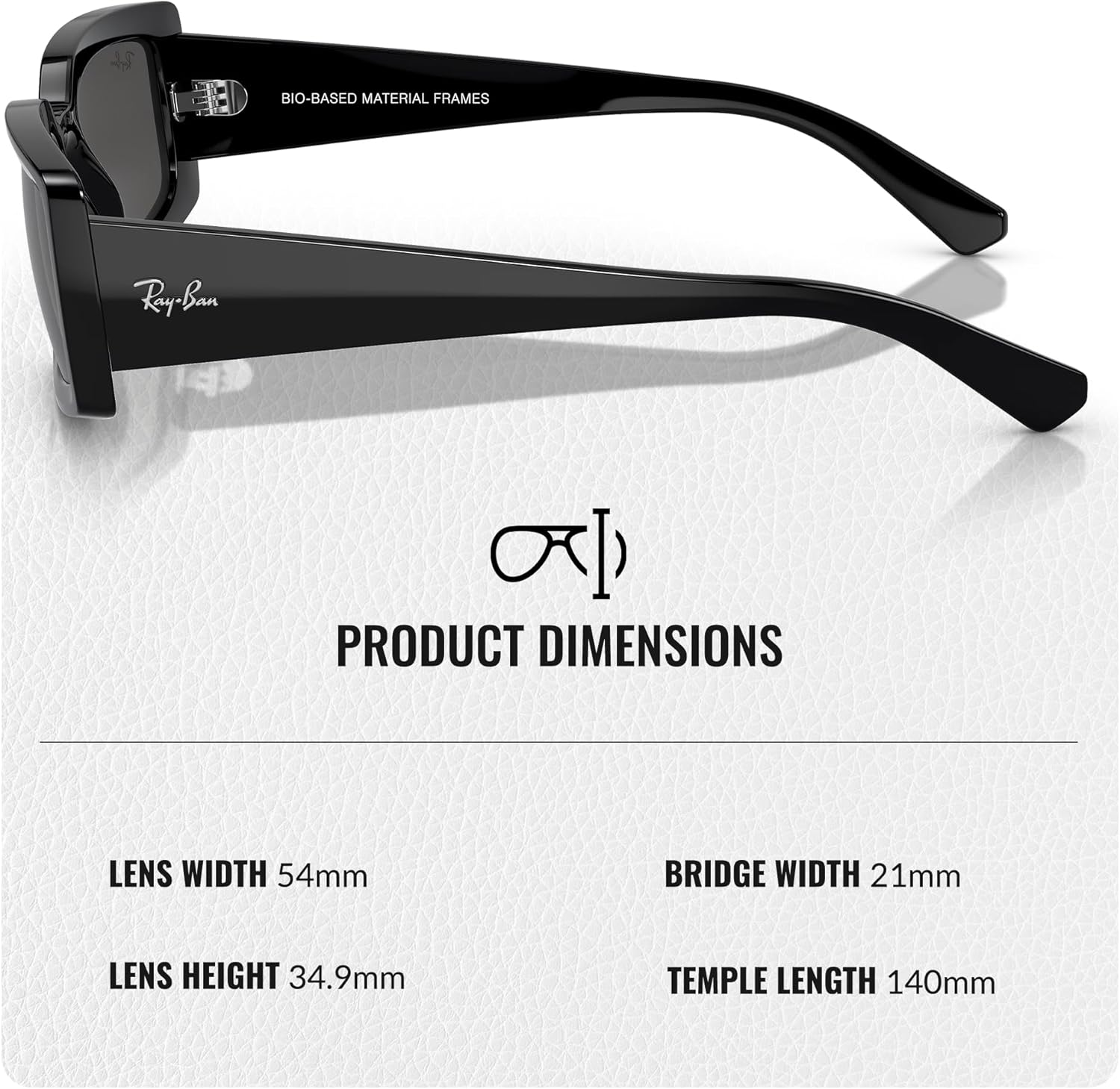 Ray-Ban RB4395 KILIANE BIO-BASED Square-Round Shaped Sunglasses for Men & Women with Official RAYBAN Eyewear Kit - Image 5