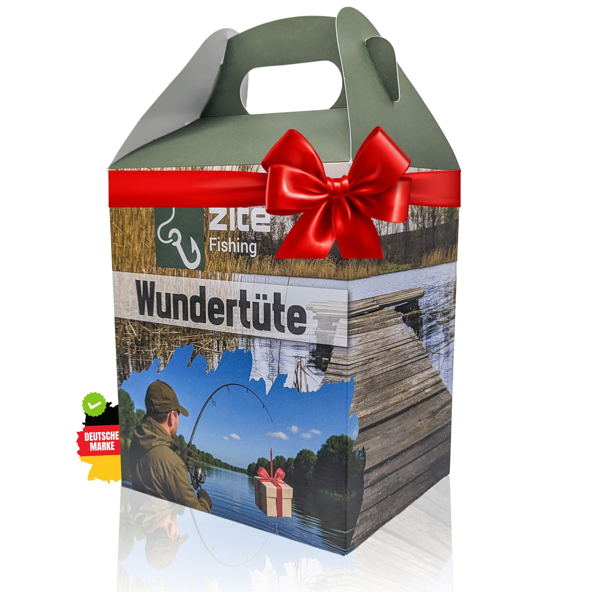 Zite Fishing Wundertüte Angeln | Geschenke für Angler, Überraschungsbox Angelzubehör, Kleinteilen & Köder Qualität unterm Baum - Angel Sachen, Angel Geschenk, Angel-Mystery-Box, Geschenk Angler