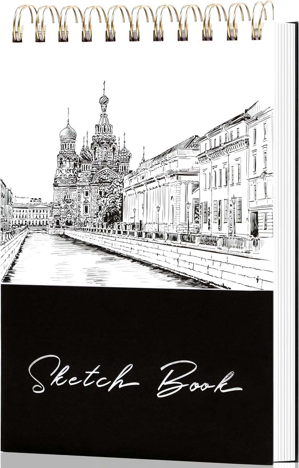 Top Spiral Sketchbook for Drawing Hardcover 5.5 x 8.5 Small