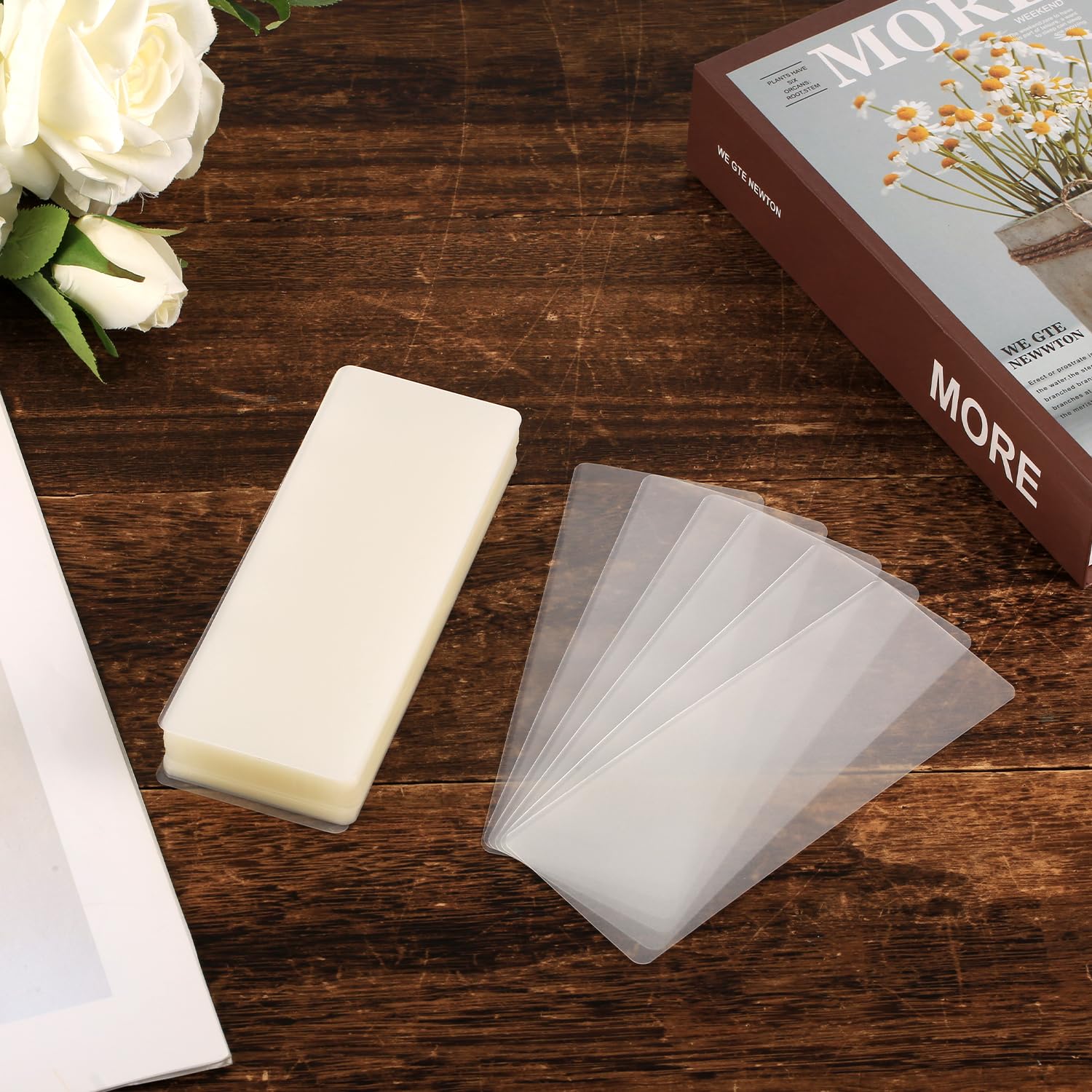 200pz Buste per Laminazione Segnalibri, 6x16cm Buste per Plastificazione a Caldo 0,125mm buste per Laminazione Termica per Amanti dei Libri Amanti della Natura