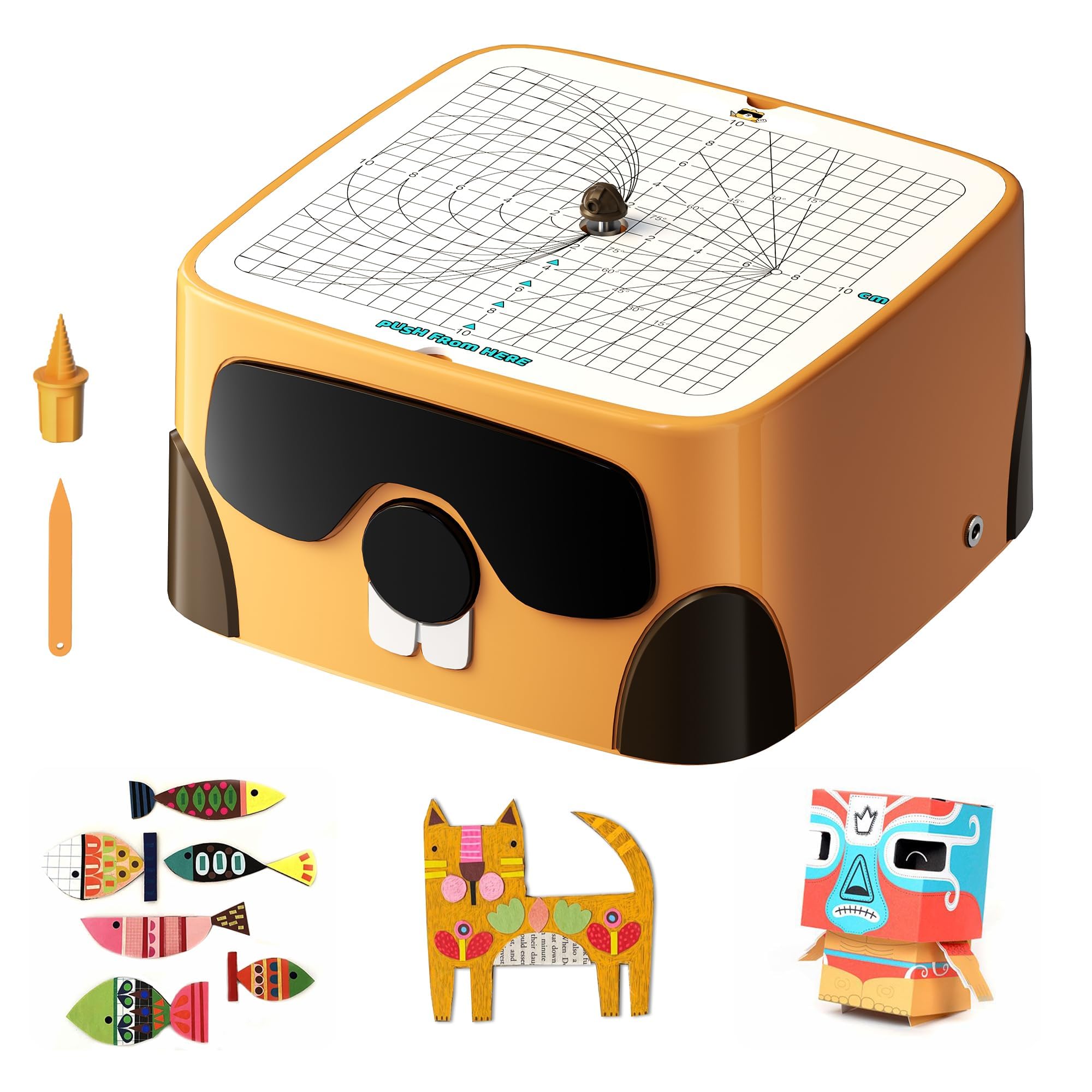 ACMER Kartonwerkzeuge für Kinder, sicheres DIY-Kartonbauwerkzeug-Set, Kartonschneider für Kinder, Spielzeug für Jungen und Mädchen, perfekt für Familie, Freunde, Kreativitätsprojekte, 3D-Modelle