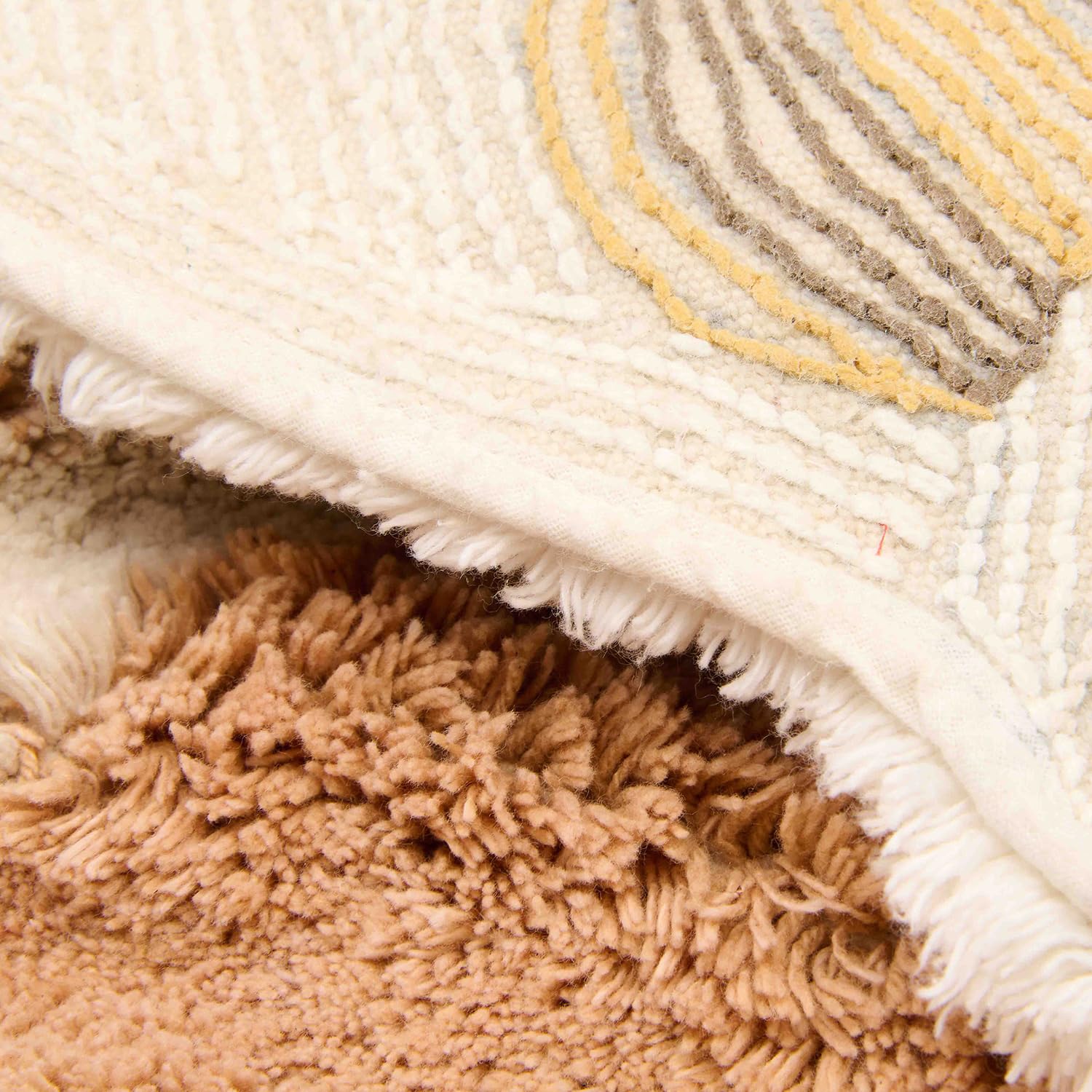 Little Dutch Teppich Kinderzimmer Kinderteppich Fuchs - Forest Friends beige (110x110 cm)