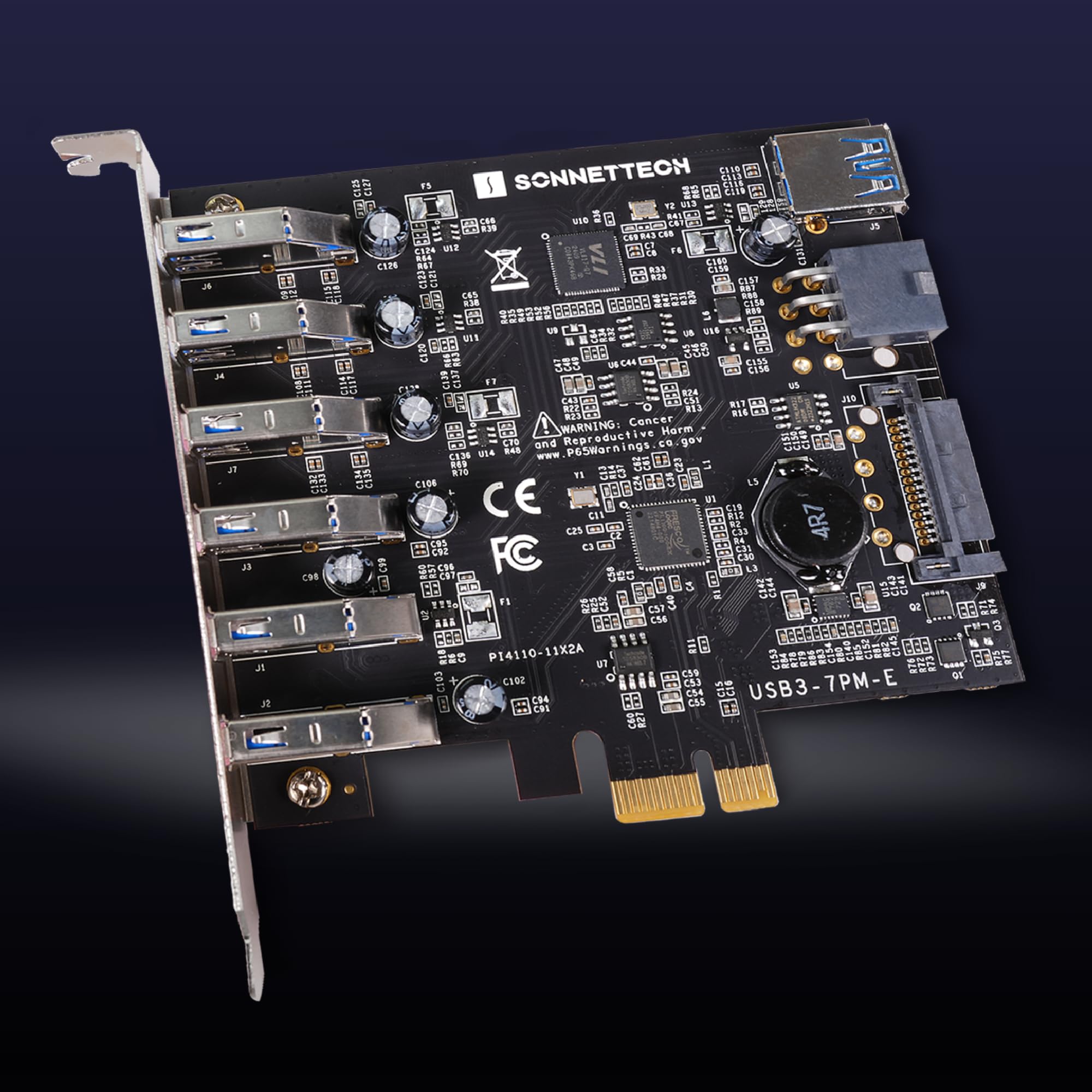 Sonnet Allegro 7-portowa karta USB 3.2 Gen 1 typu A PCIe