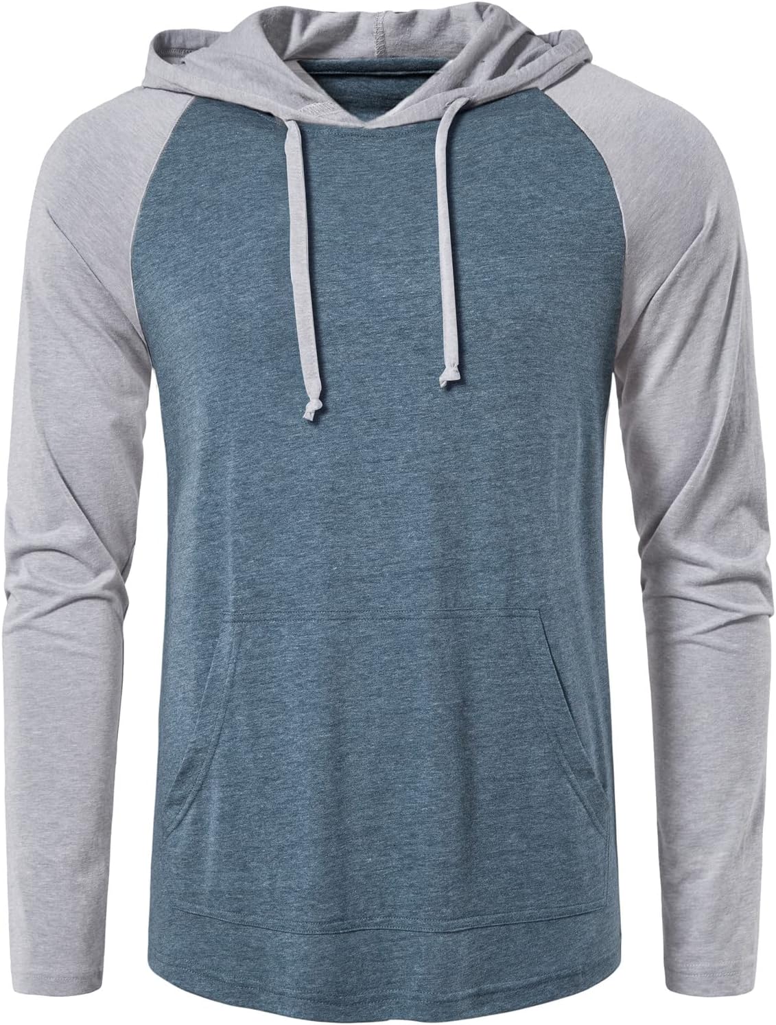 SIR7 Men's Gym Workout Active Long Sleeve Pullover Lightweight Hoodie Casual Hooded Sweatshirts - Image 2