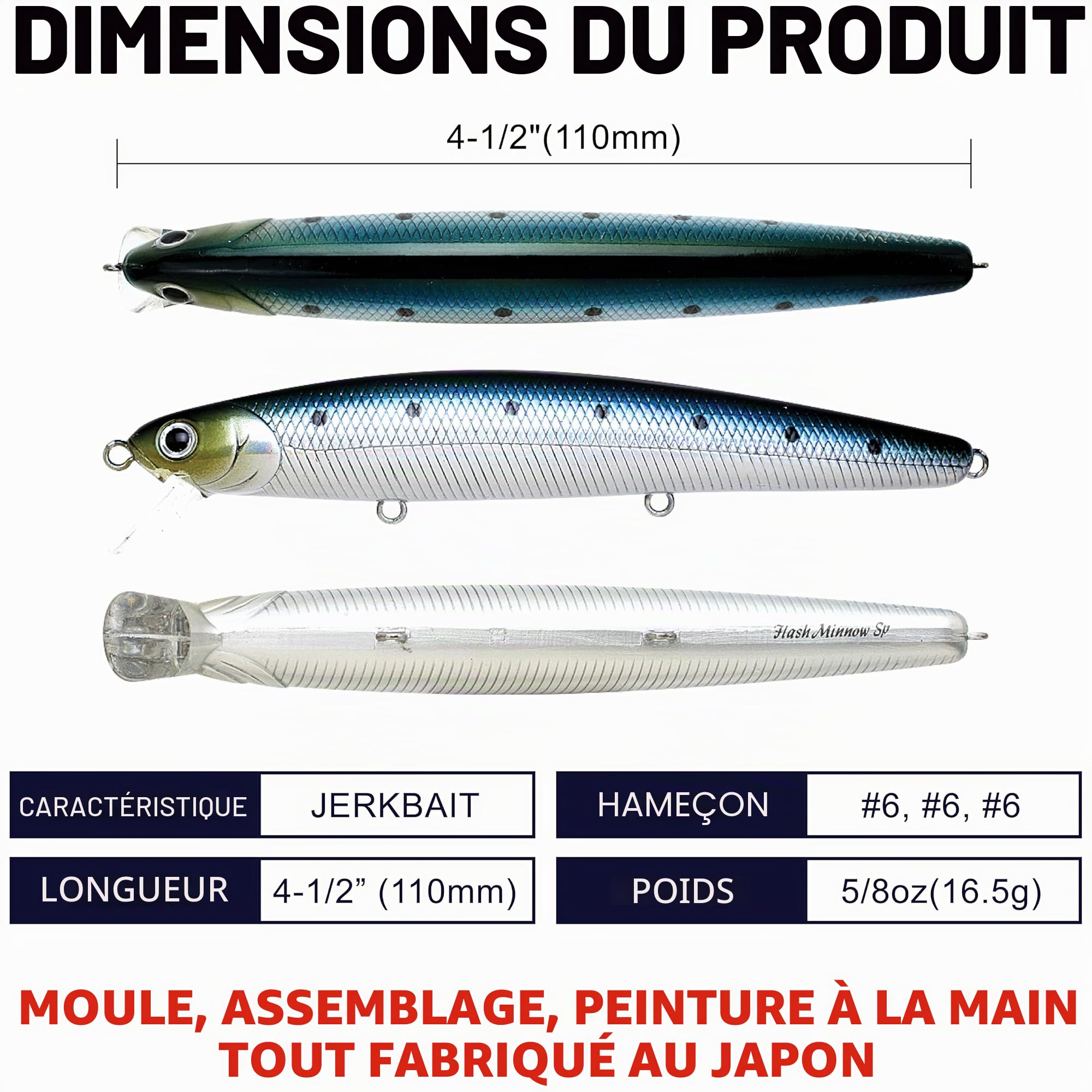 Lucky Craft Leurre de pêche CIF Flash Minnow 110 California pêche côtière