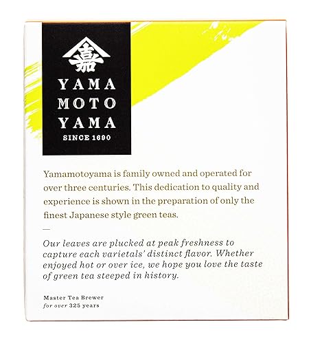 Miniatura 4 de Yamamotoyama Matcha Genmai - Bolsa de pirámide de té, 10 unidades (paquete de 6)