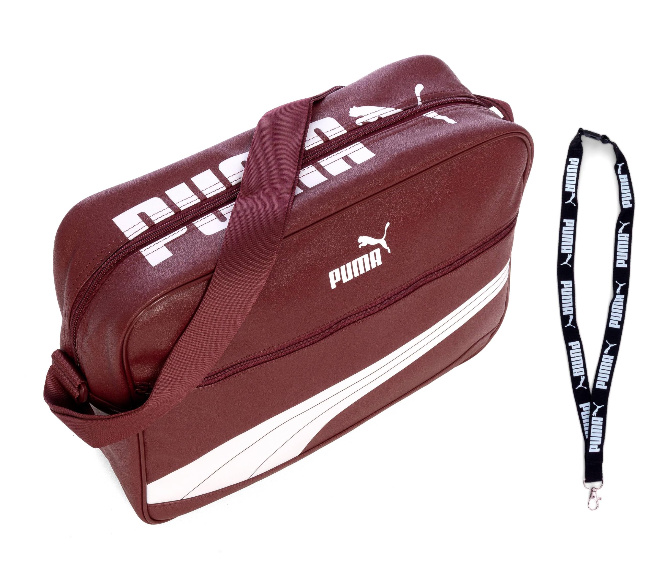 PUMA Bolso bandolera – Campus Reporter Retro Bag – Llavero limitado