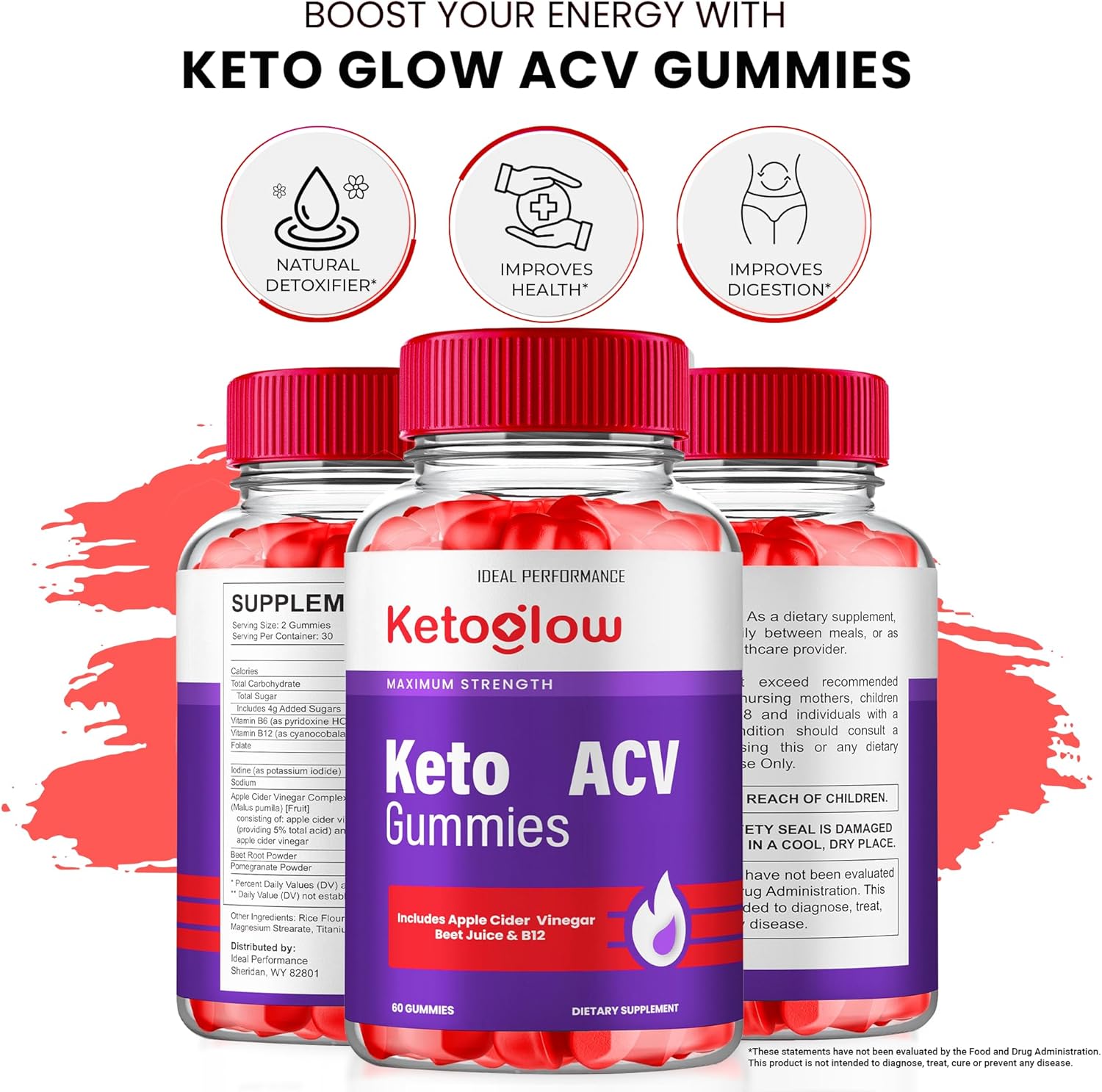 Keto Glow ACV Gummies, Keto Glow Gummies ACV Supplement - Maximum Strength, KetoGlow Keto+ ACV Gummys, All Natural Support Formula Gummy, KetoGlow Keto+ACV Advanced Formula Gummy Reviews (5 Pack)