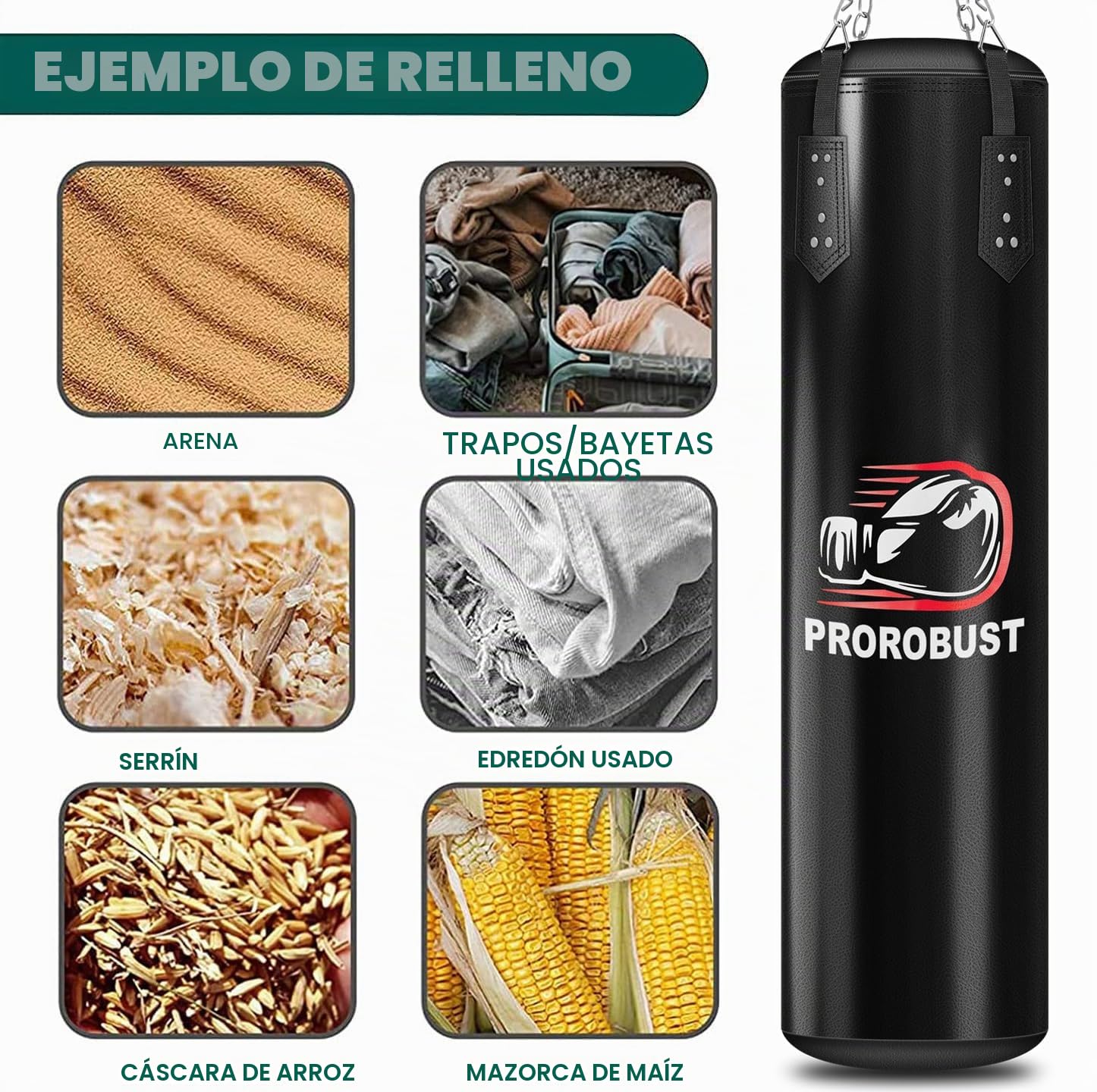 Saco de Boxeo para Adultos, Juego de Saco de Boxeo Pesado de Poliuretano de 4 pies con Guantes de 12 onzas para Artes Marciales Mixtas, Kickboxing, Karate, Gimnasio en casa