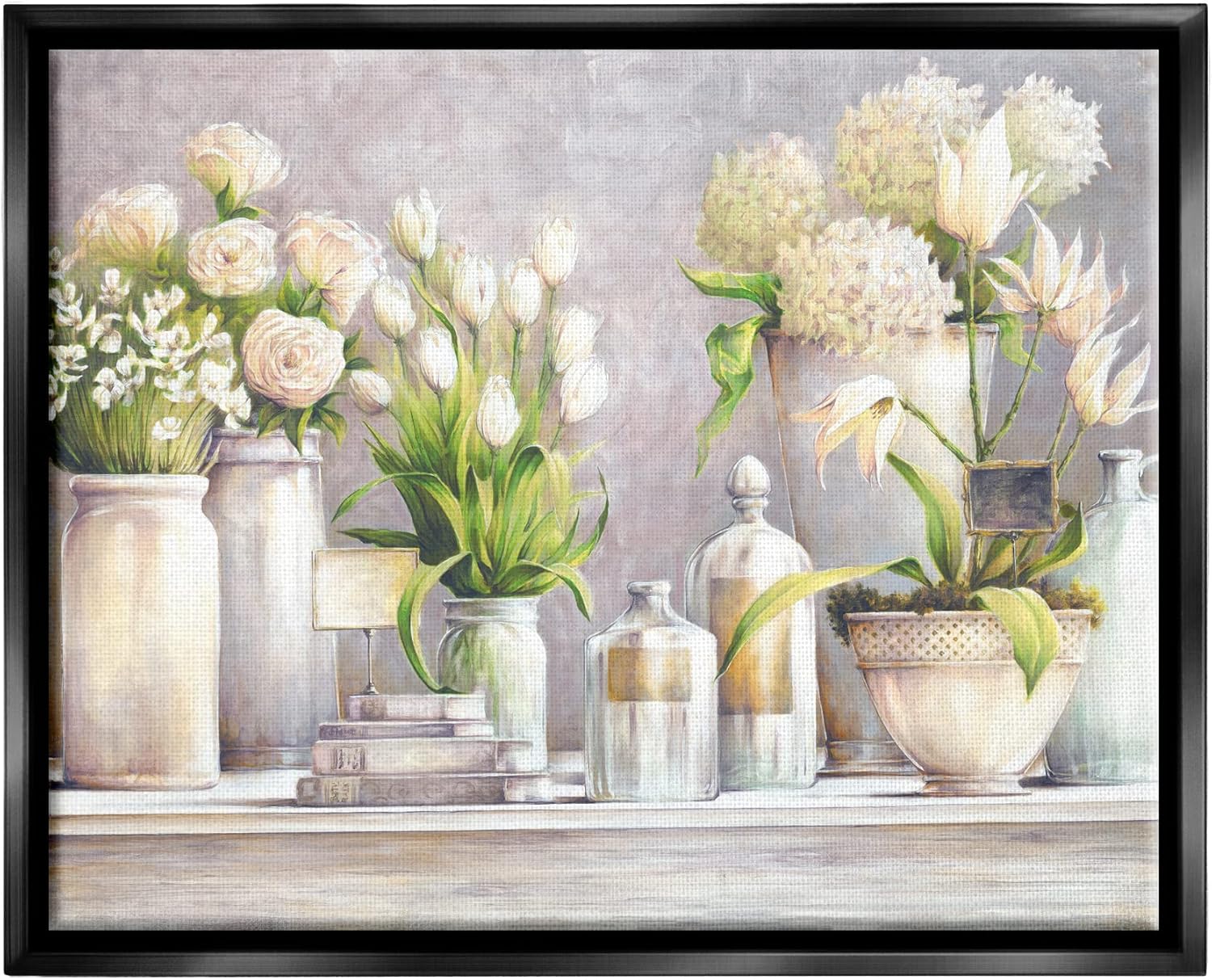 Stupell Industries Varied Flower Bouquets Traditional Still Life Plants Canvas Wall Art, Design By White Ladder