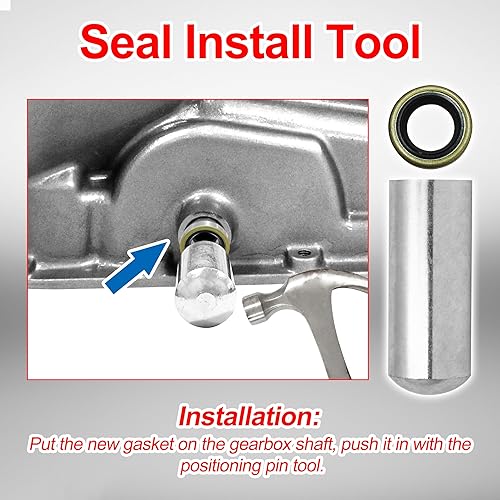 Miniatura 4 de salangid Removedorinstalador de sellos de cambio de transmisión, compatible con GM 200, 200C, 200-4R TURBO 350, 350C TURBO 400, 425, 475 GM 700-R4