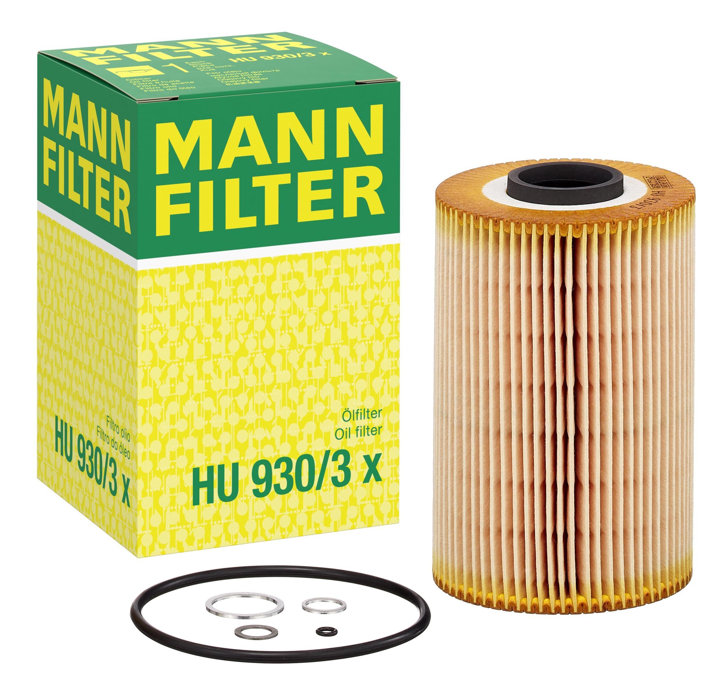 MANN-FILTER HU 930/3 x Oil Filter - for Cars + Transporters