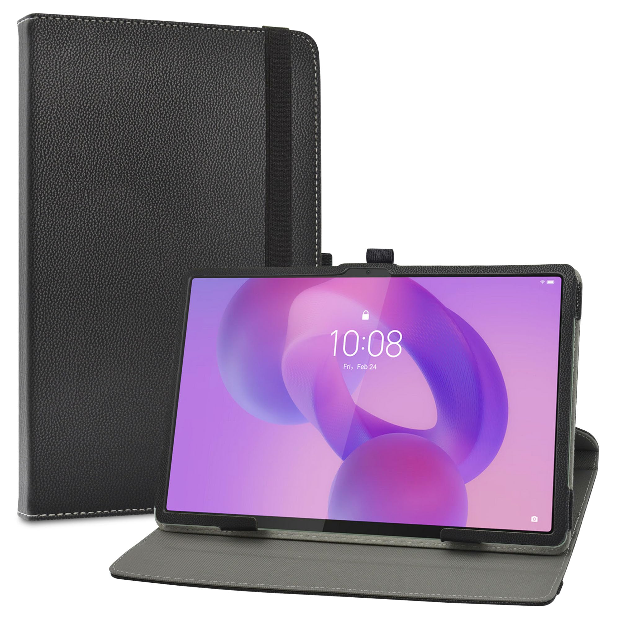 LiuShan Compatible with Lenovo Idea Tab Pro TB373FU Case,360 Degree Rotation Stand PU Cover for 12.7" Lenovo Idea Tab Pro TB373FU Tablet（Not Fit Other