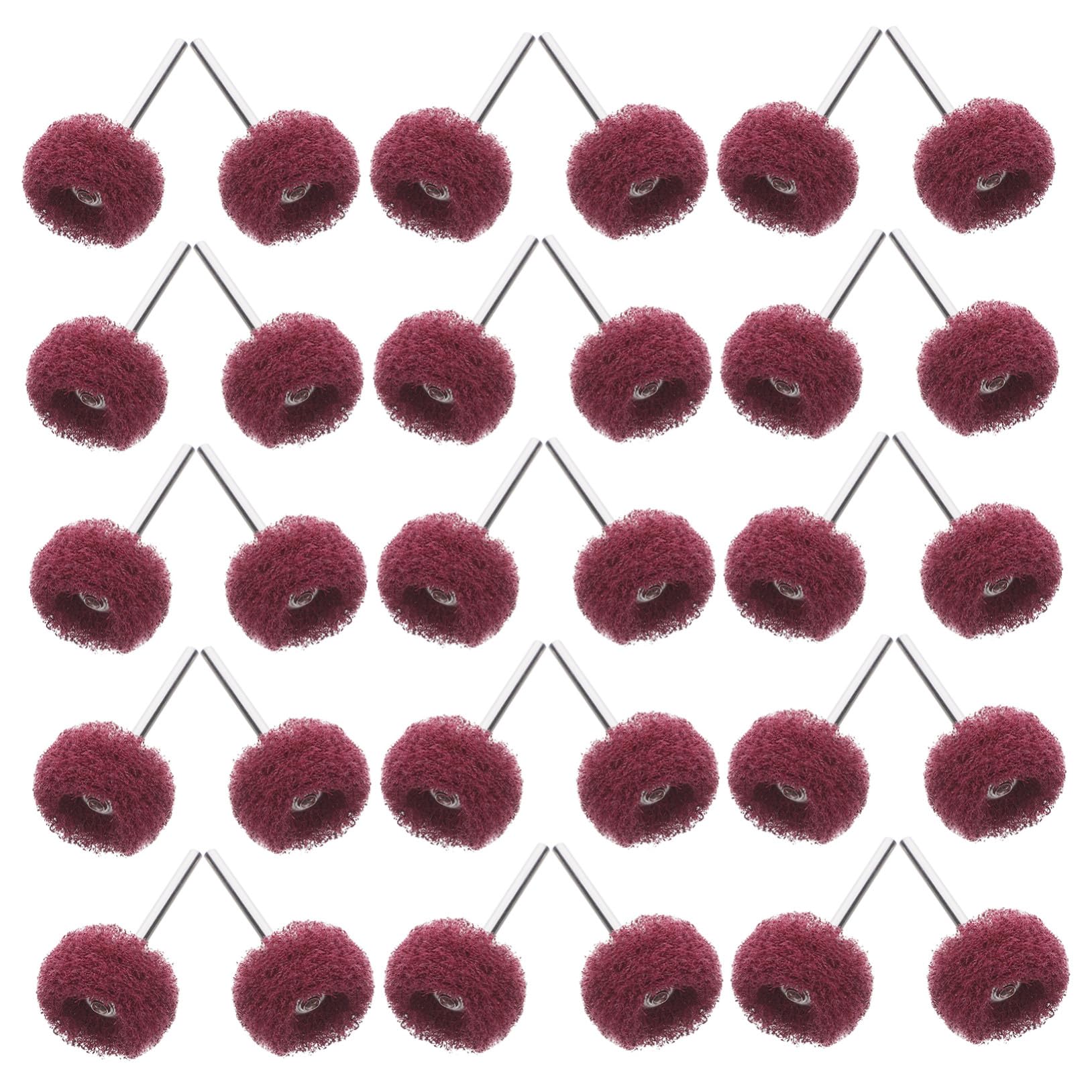 100 Pezzi Spazzola Elettrica Per Lucidatura Spazzola Per Lucidatura Fine Elettrica Abrasiva Fine Attacco Per
