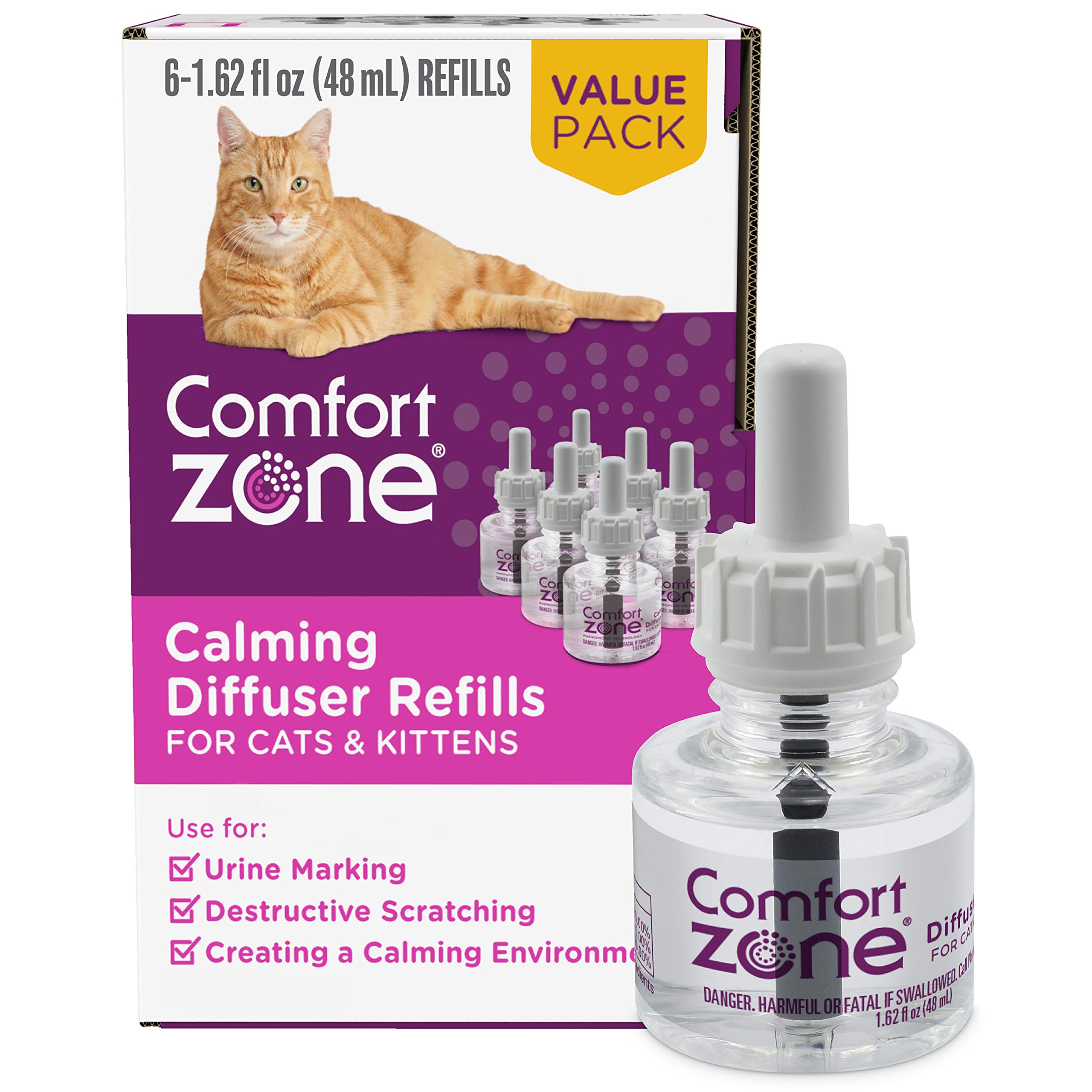 Buy Comfort Zone Cat Calming Diffuser Refill Reduces Anxiety