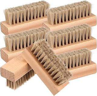 10 Pcs Wood Shoe Cleaning Brush with Pp Bristles for Boots and Shoes