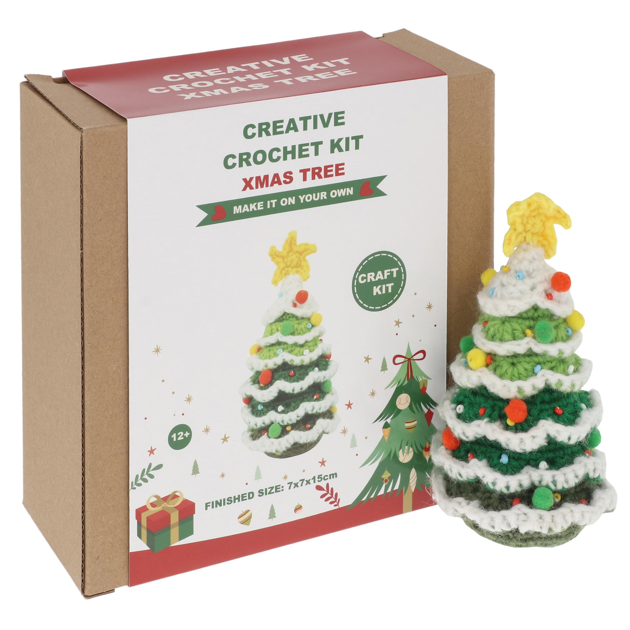 Joe Davies - Christmas Tree Crochet Kit - Green