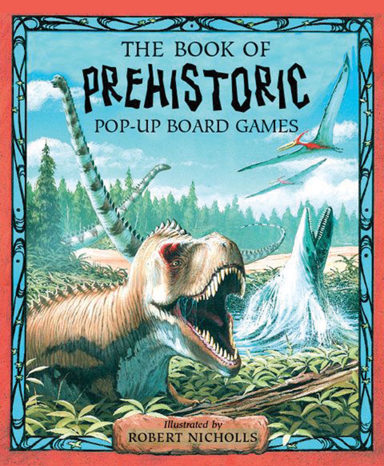 The Book of Prehistoric Pop-up Board Games