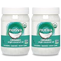 Vista 7 de Nutiva, Aceite de coco orgánico, 29 fl oz