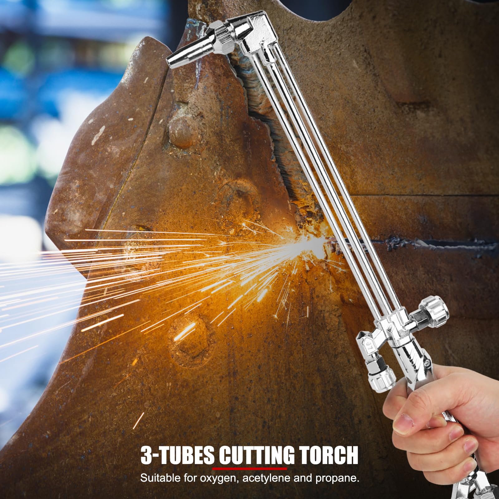 Yuecoom Punte Per Taglio Acetilene, Ugello Per Cannello Da Taglio A Ossigeno In Rame Da 5 Pezzi, Punta Per Saldatura A Gas Per Accessori Per Macchine - Foto 10