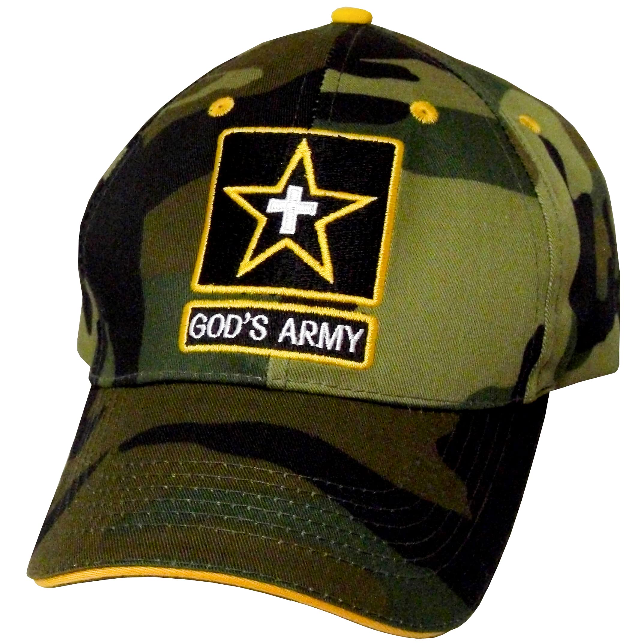 Swanson Christian ProductsGod's Army| Christian Hats for Men Womens Baseball Hat | Inspirational Dad Hats One Size Adjustable Velcro Strap Baseball Cap