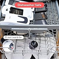 Vista 7 de Cortador de mandolina Fullstar para cocina - Picador de verduras, picador de cebolla y patata, picador de alimentos, verduras, frutas