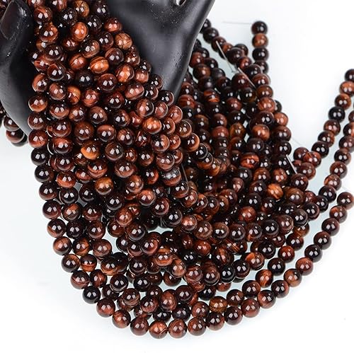 Vista 177 de Piedras preciosas naturales, Tiger eye, 8mm Ojo de tigre