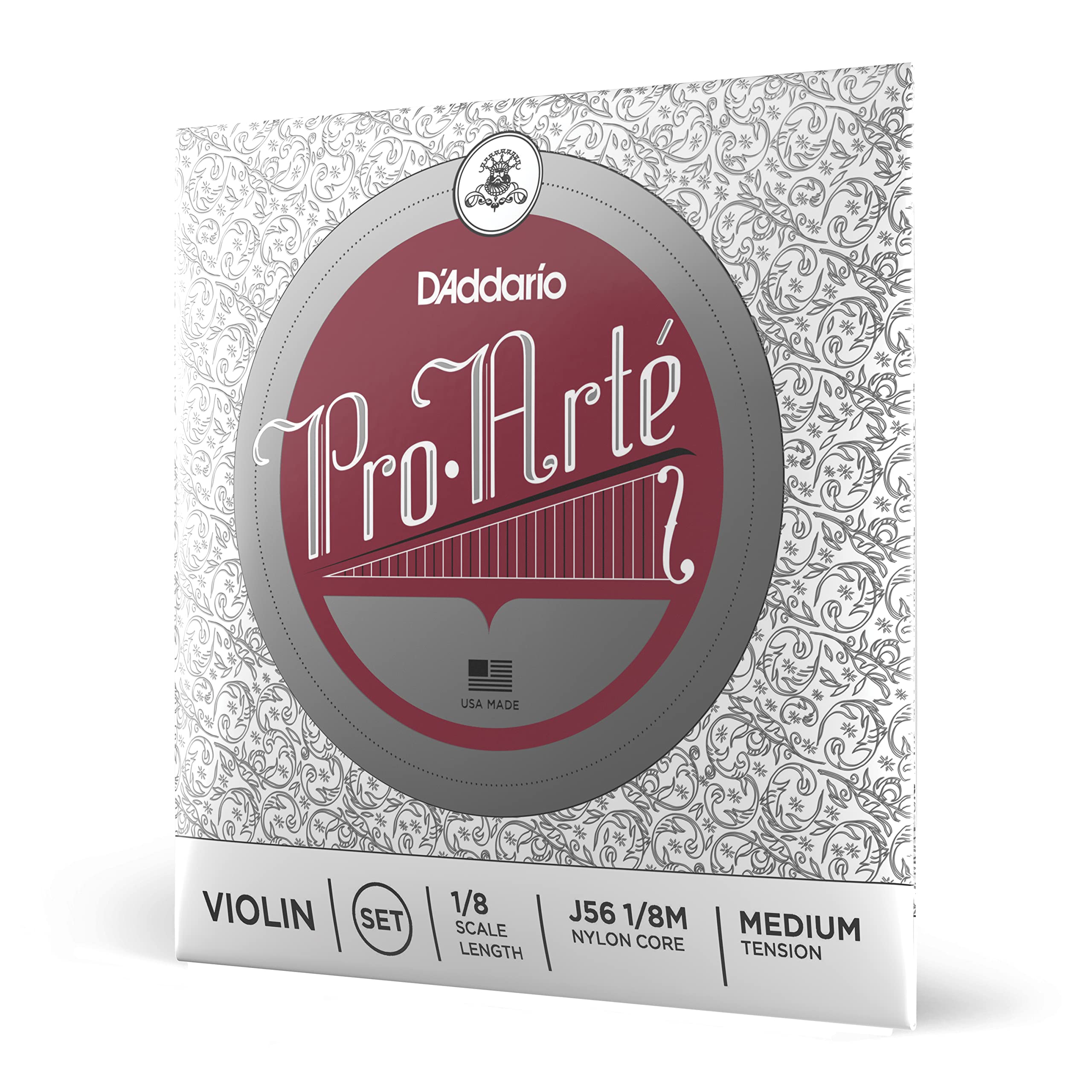 Set di corde D'Addario Pro-Arte per violino, scala 1/8, tensione media