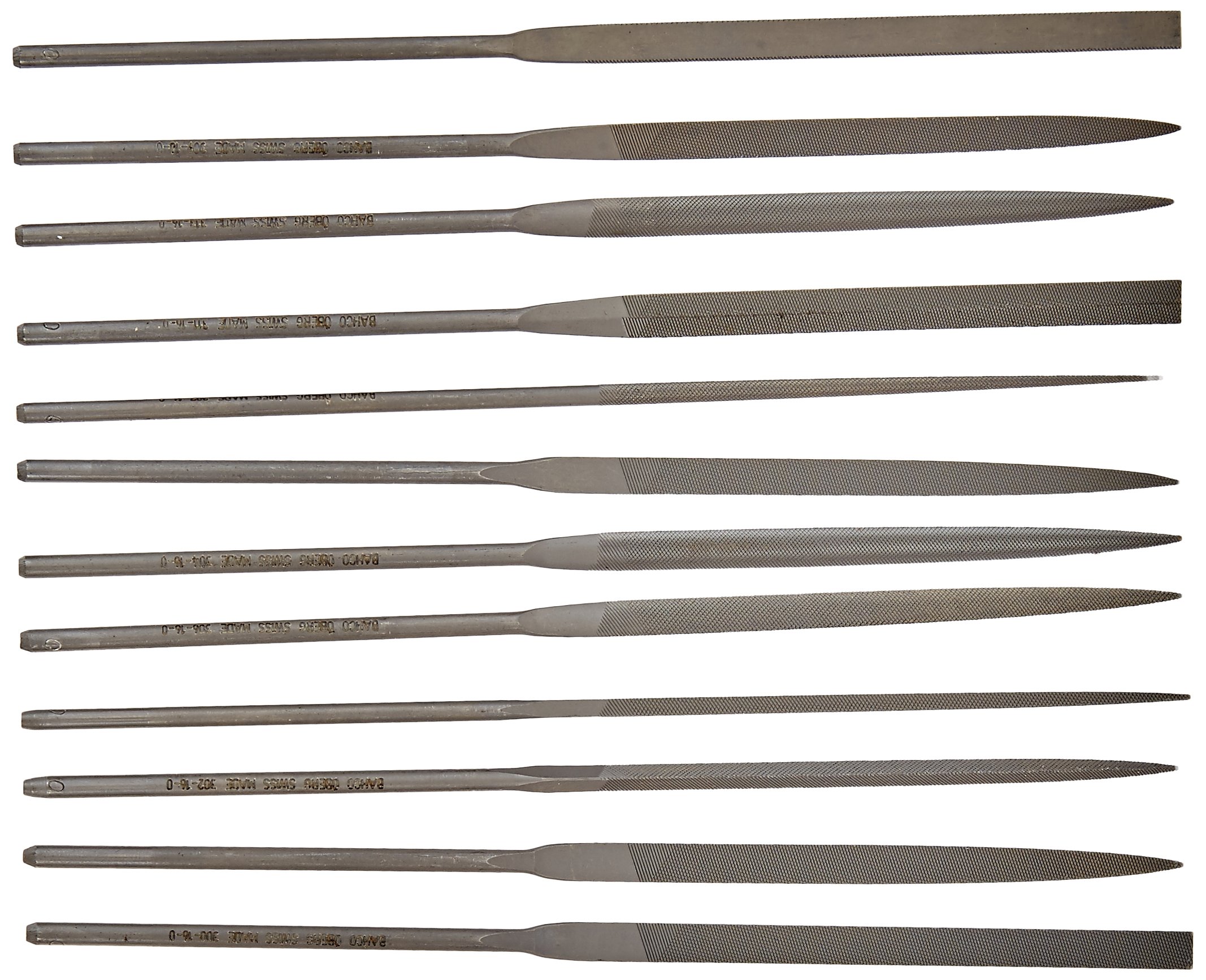 Amazon | Bahco Needle 2-472-16-0-0 ファイルセット 12ピース | ノミ