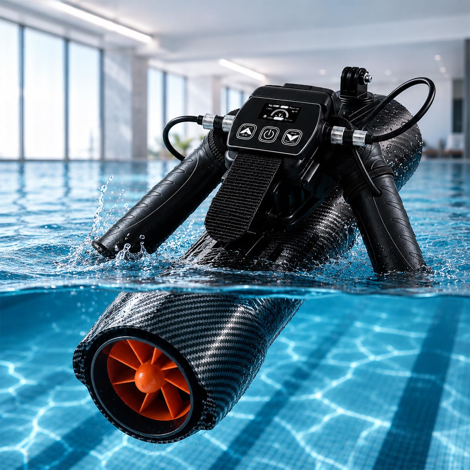 Water Scooter, 4-in-1 Sup Motor, Handheld Diving Motor, Paddle Board Motor