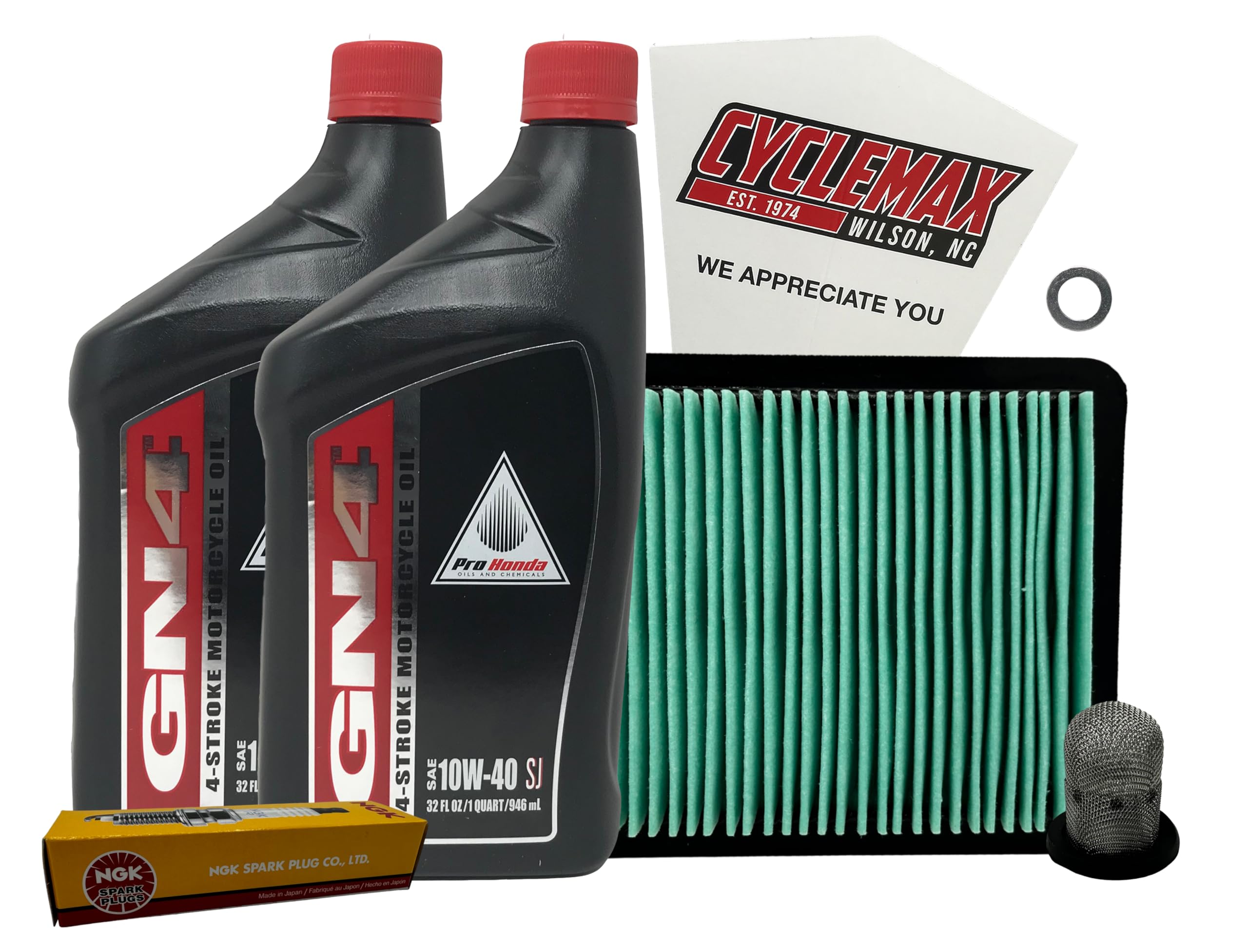 Amazon.com: Cyclemax Standard 10W-40 Tune Up Kit compatible with
