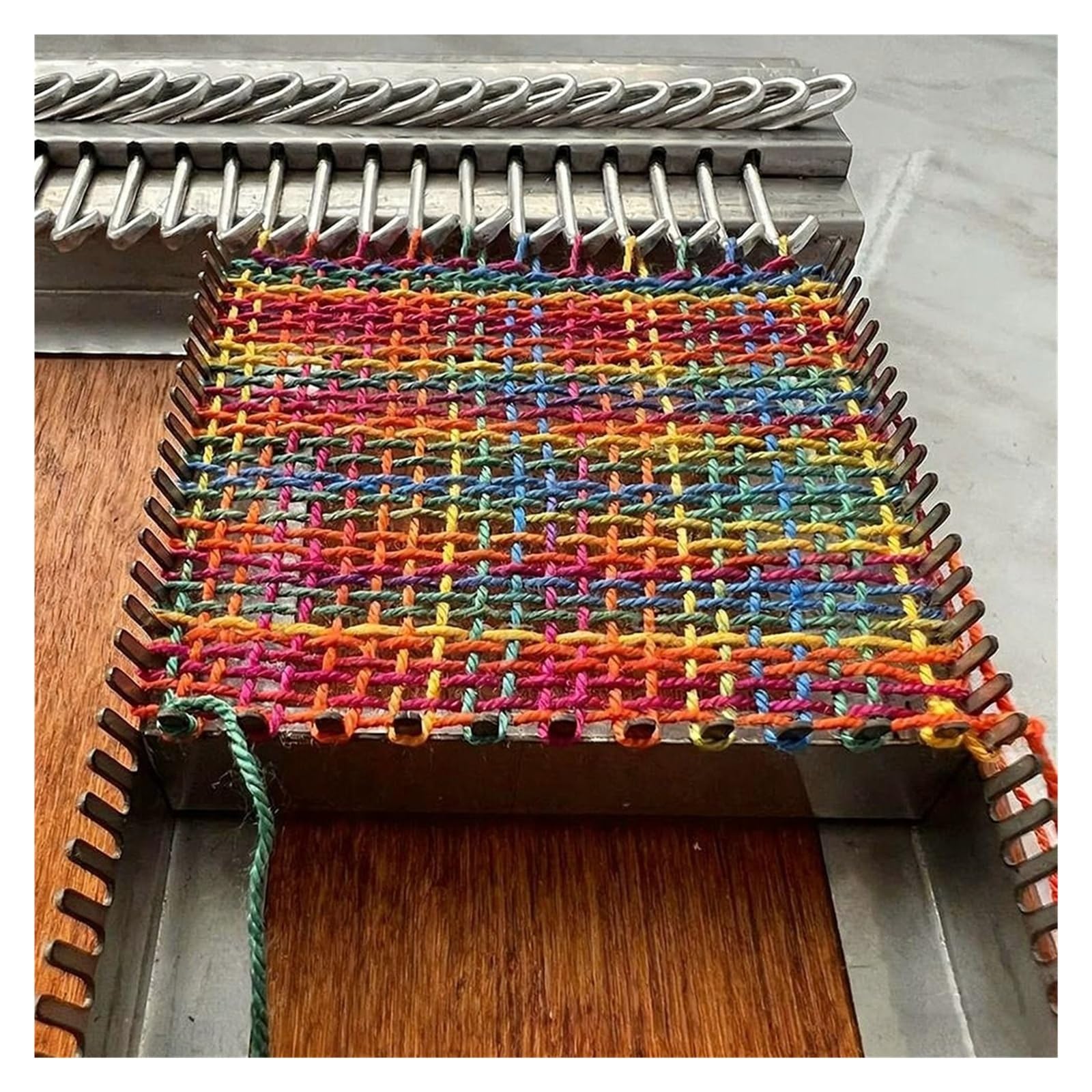 Lightning Fast Knitting & Weaving Loom Kit, Creative DIY Craft Tool for Handmade Tapestry, Scarf & Home Decor, All-in-One Starter Set for Beginners