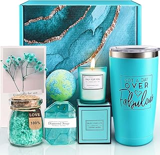 Birthday Gifts for Women, Relaxing Spa Gift Basket Set, Unique Gift Ideas for Women, Mother's Day Gifts for Mom Sister Best Friend Wife, Employee Teacher Nurse Appreciation Gifts