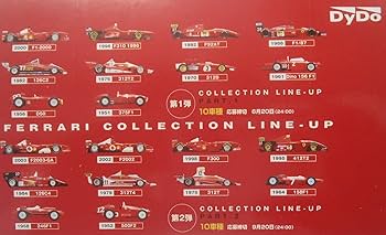 ダイドー　フェラーリ 1/64 ダイドー フェラーリシリーズ | F1ミニカーあれこれ