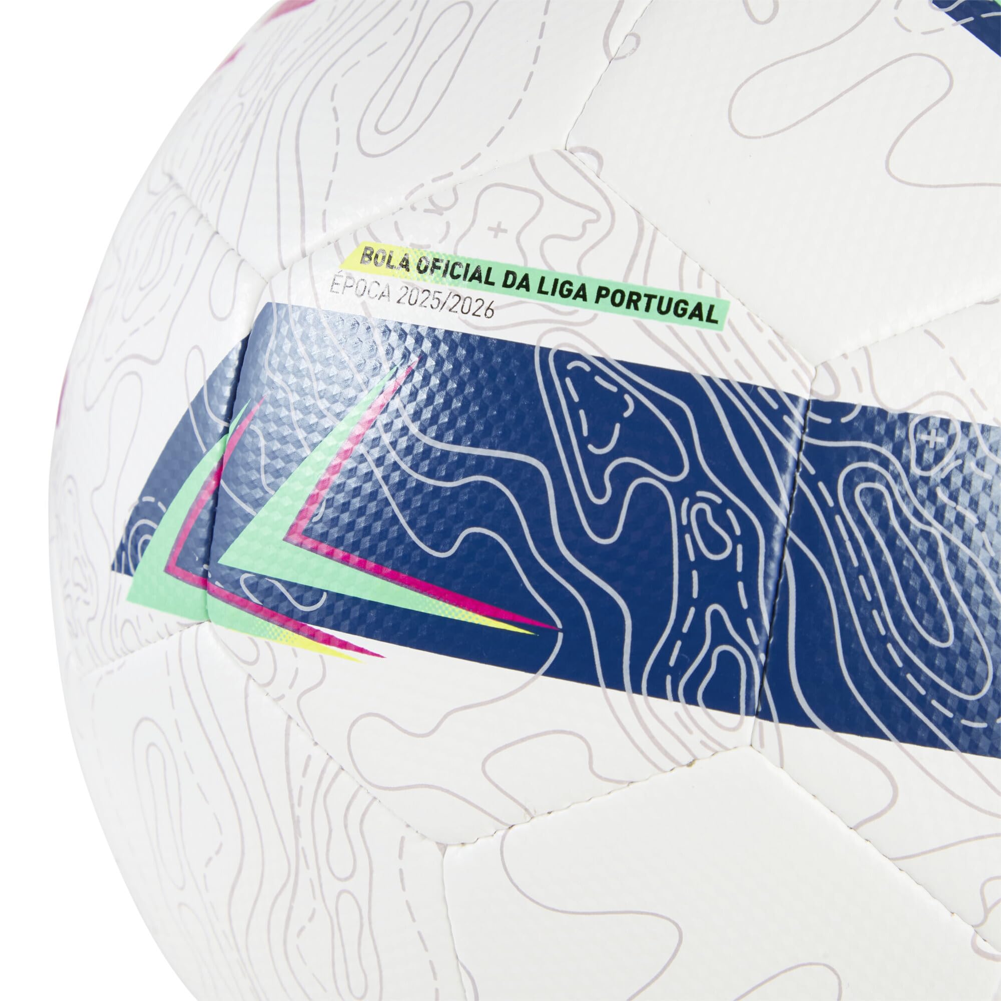 PUMA Ballon de Football Orbita Liga Portugal 5, White Multicolor