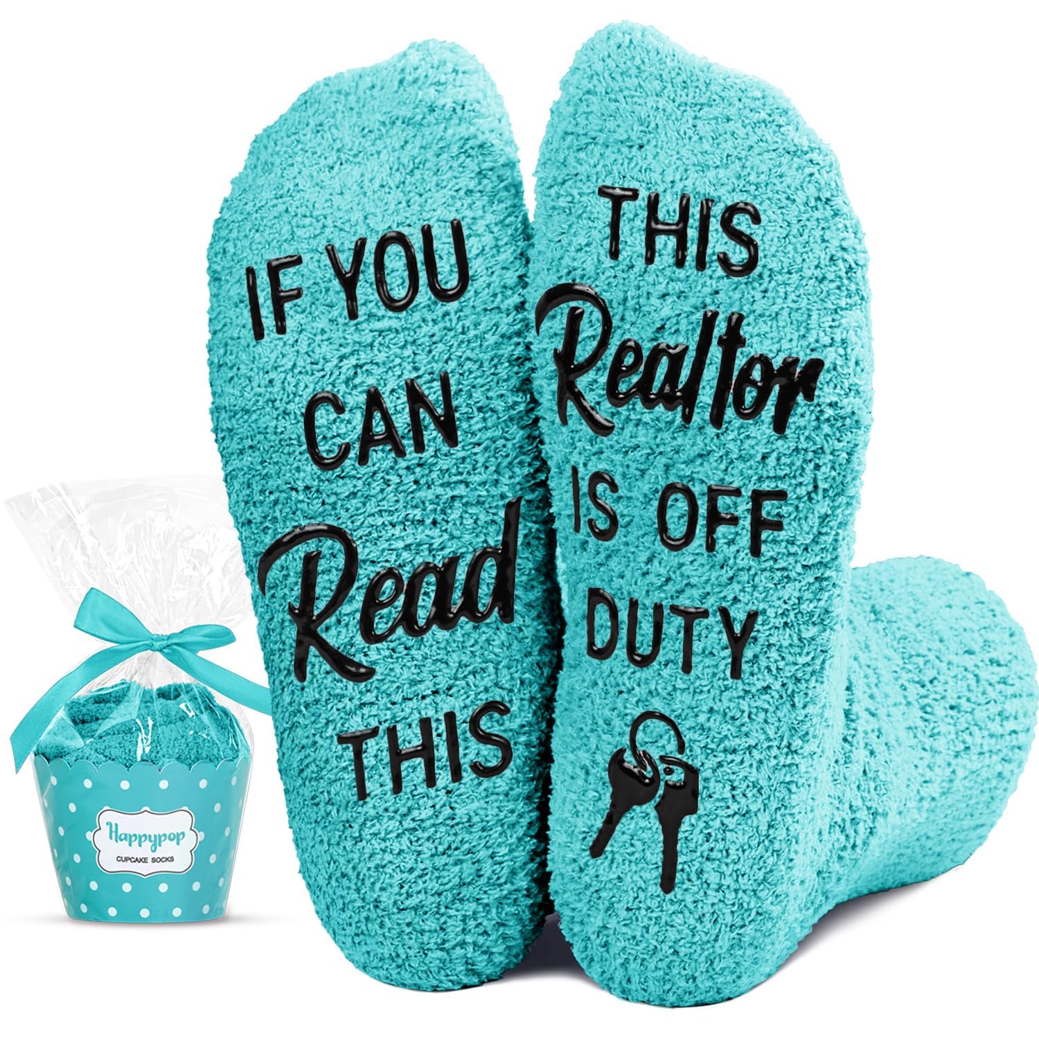 HAPPYPOP Funny Gifts for Men & Dad - Real Estate Agent Lawyer Police Socks