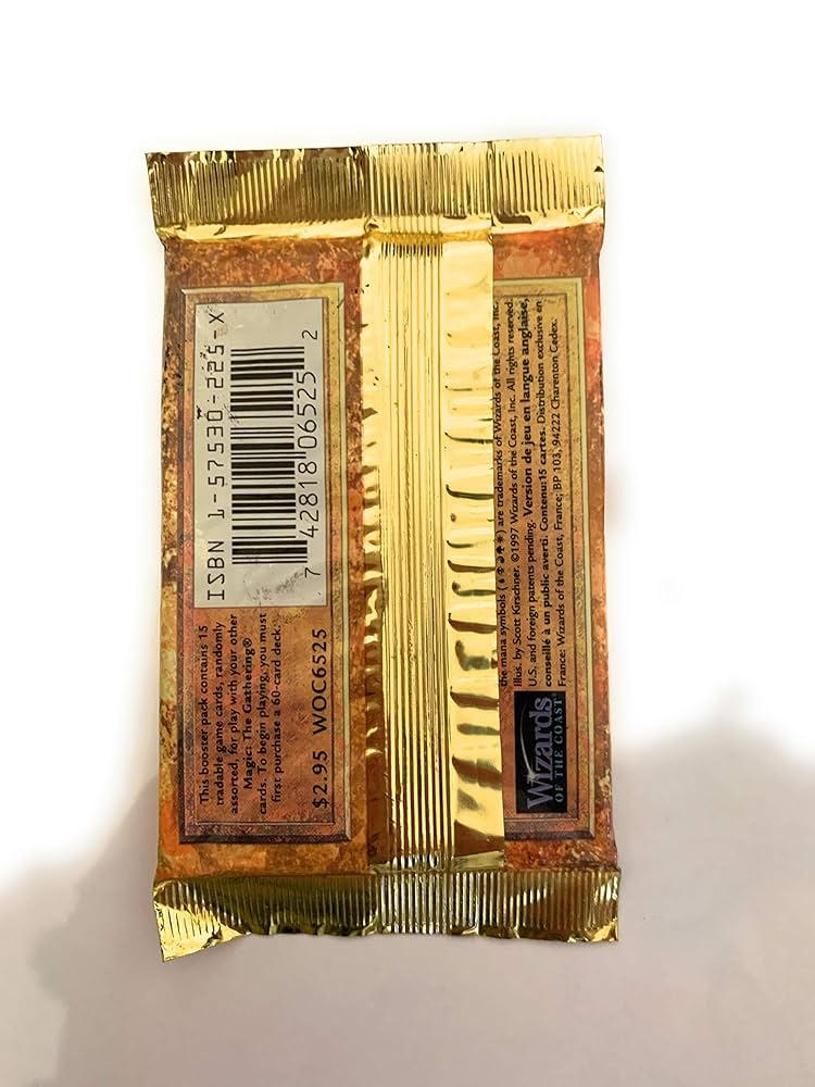 MTG Fifth Edition Trading Cards - Sealed Pack From 1997 at