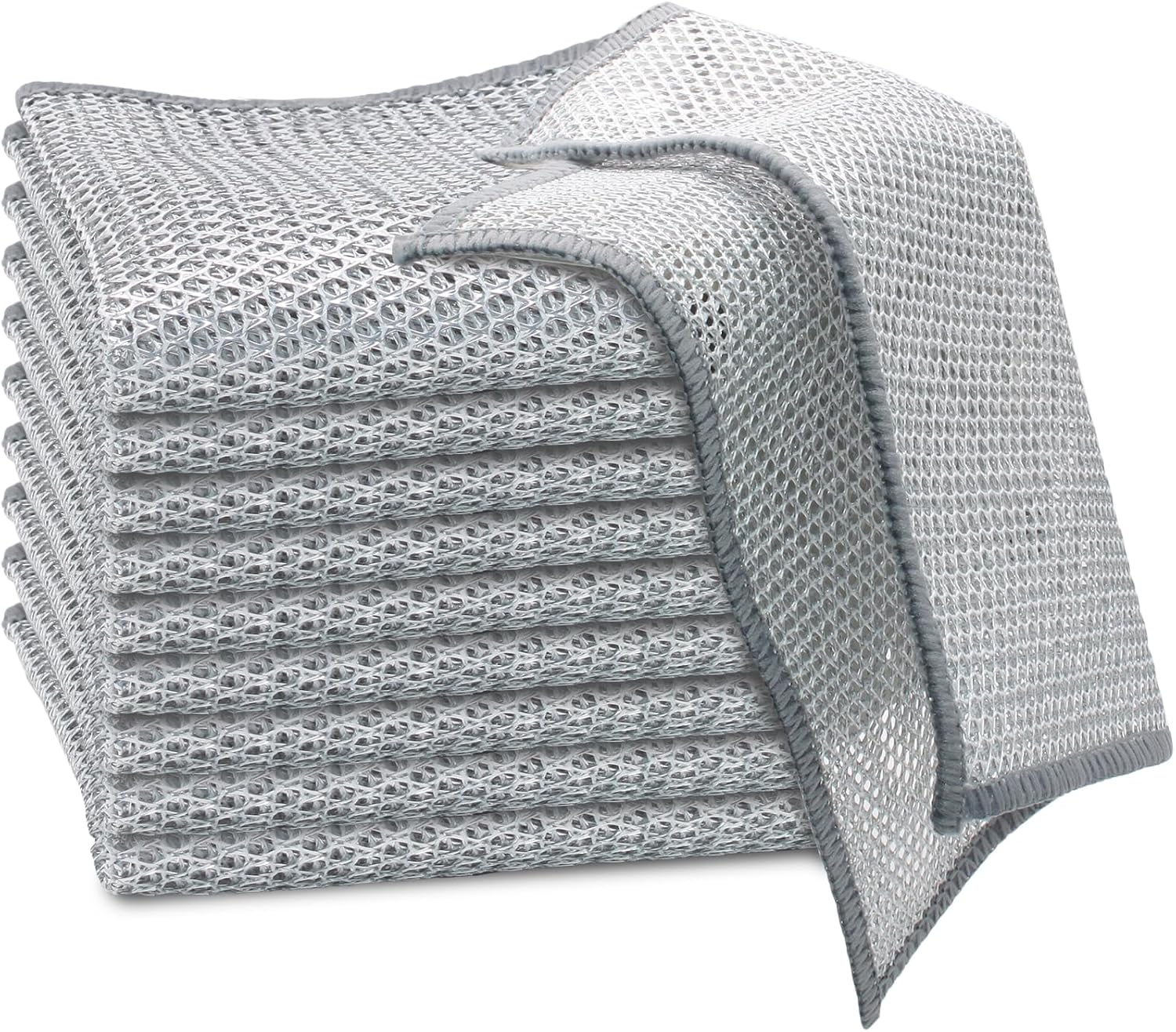 Still Wire Rag Amazon.com: Uenhoy 10 Pcs Steel Wire Dishcloth Dual-Layer Wire ...