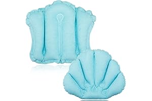 Jetec Inflatable Bath Pillow: Tranquil Tub Relaxation