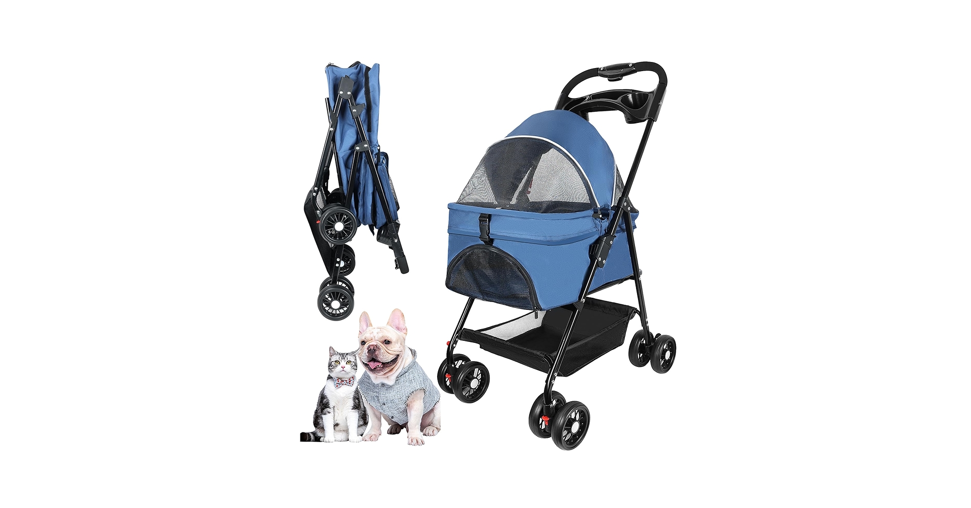 ティガ〜Y☆492Air Buggy for Dog Amazon.com: Pet Stroller for Dog and Cat, Pet Folding