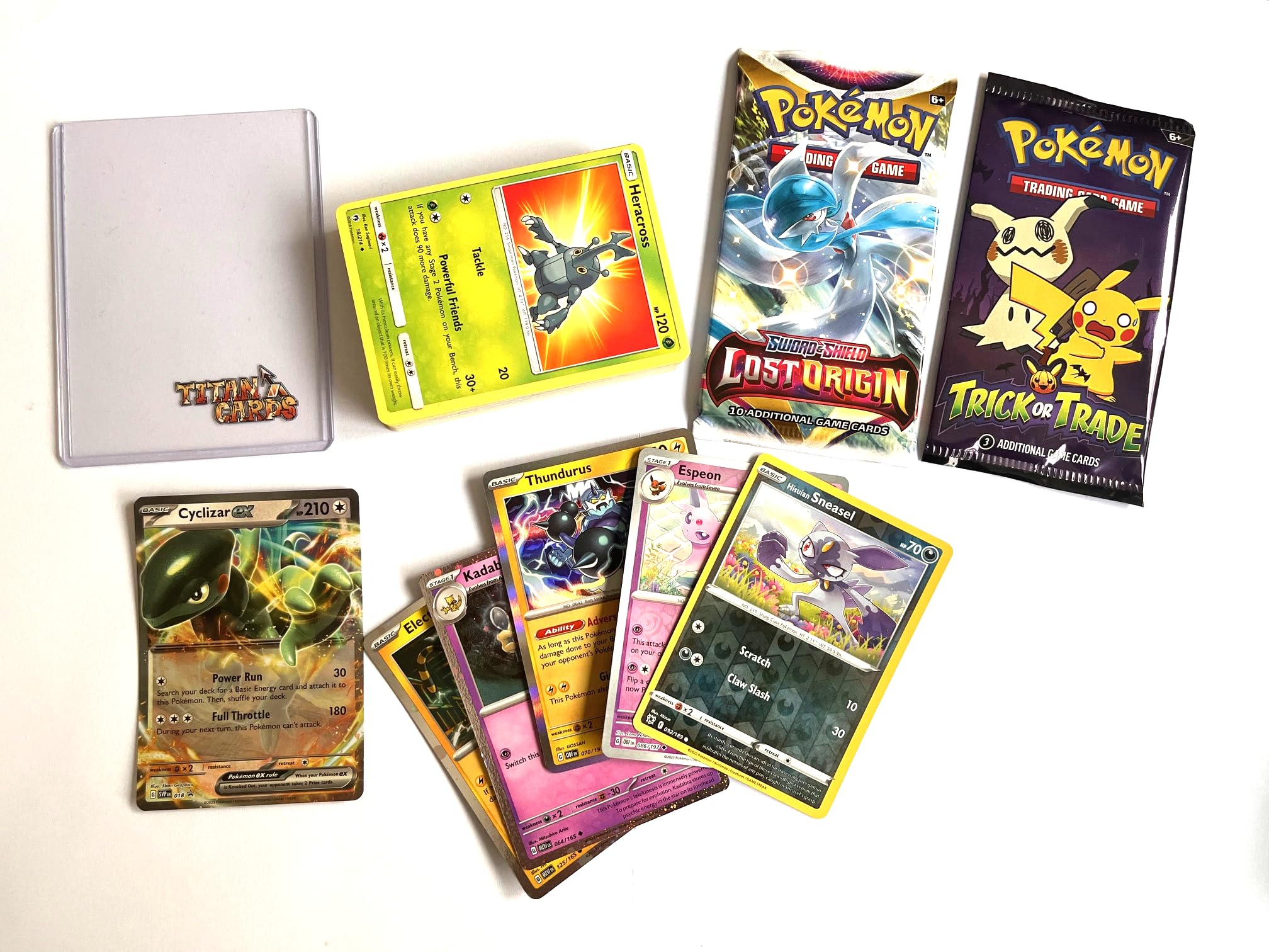 Pokemon 50 Card Bundle 50 Pokemon Cards incl 1 Guaranteed Ultra Rare, 5 Holo Foil Cards, an official Booster Pack & Mini Bonus Pack + TitanCards Toploader - BigaMart Pokemon 50 Card Bundle 50 Pokemon Cards incl 1 Guaranteed Ultra Rare, 5 Holo Foil Cards, an official Booster Pack & Mini Bonus Pack + TitanCards Toploader - BigaMart