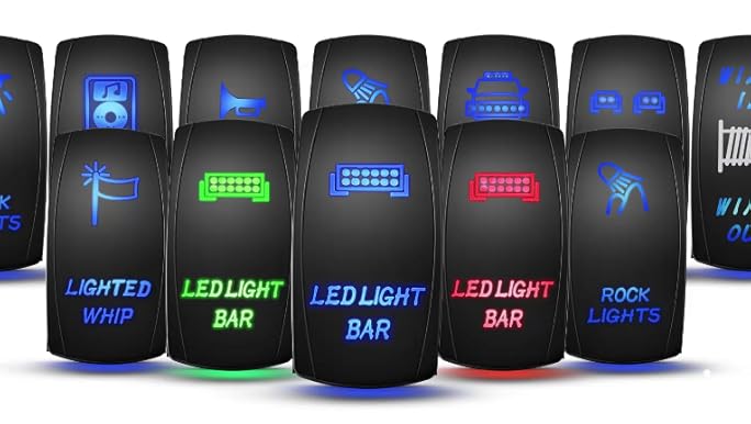 Amazon.com: Nilight Hazard Warning Rocker Switch 5 Pin Laser