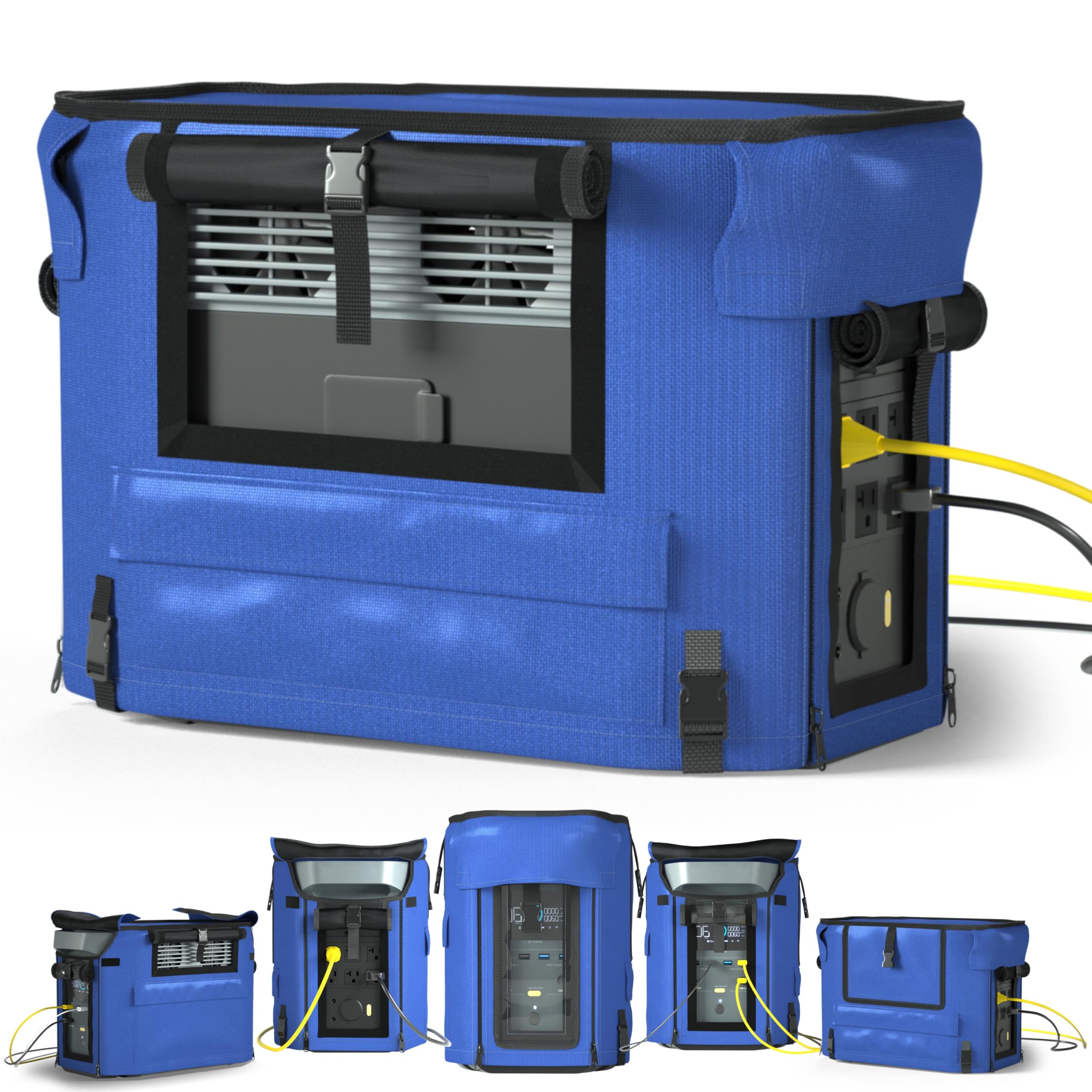⠀【フークン】EcoFlow DELTA 2 専用ケース ECOFLOW EcoFlow DELTA 2 専用ケース ポータブル電源用 ブラック