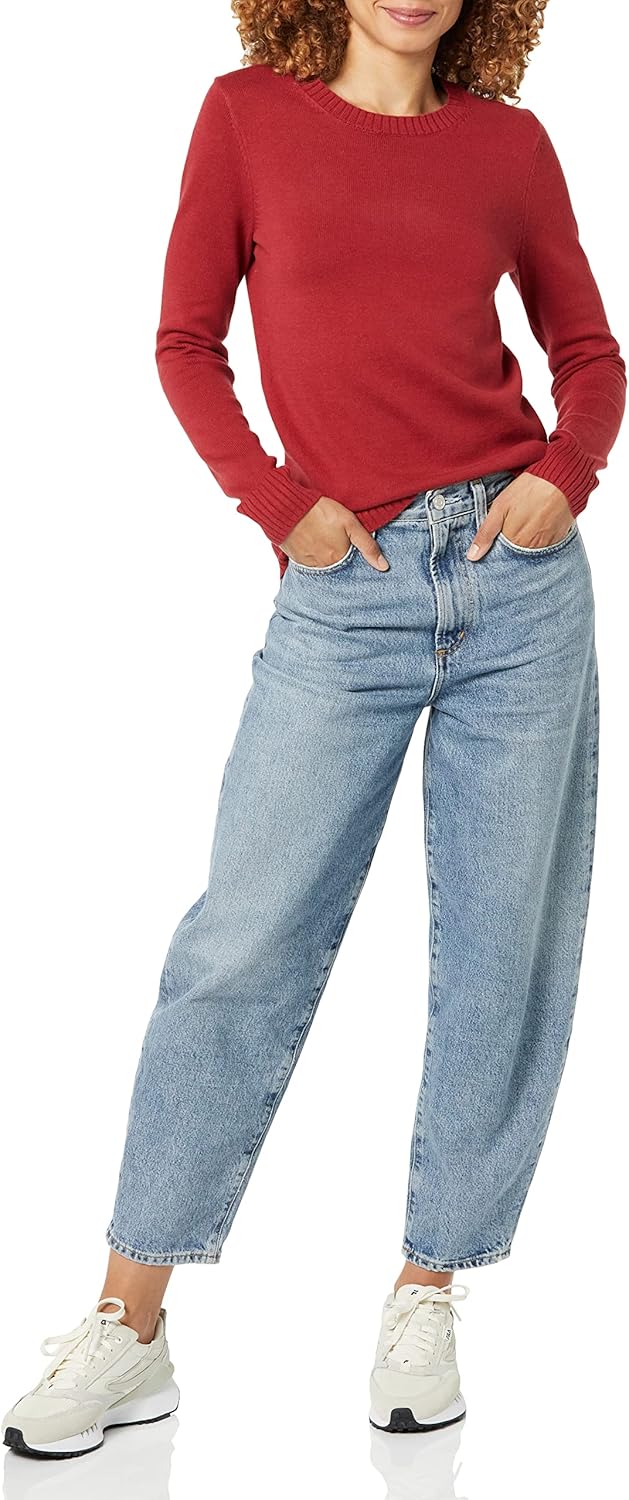 Amazon Essentials Women's Crewneck Sweater, 100% Cotton - Image 4